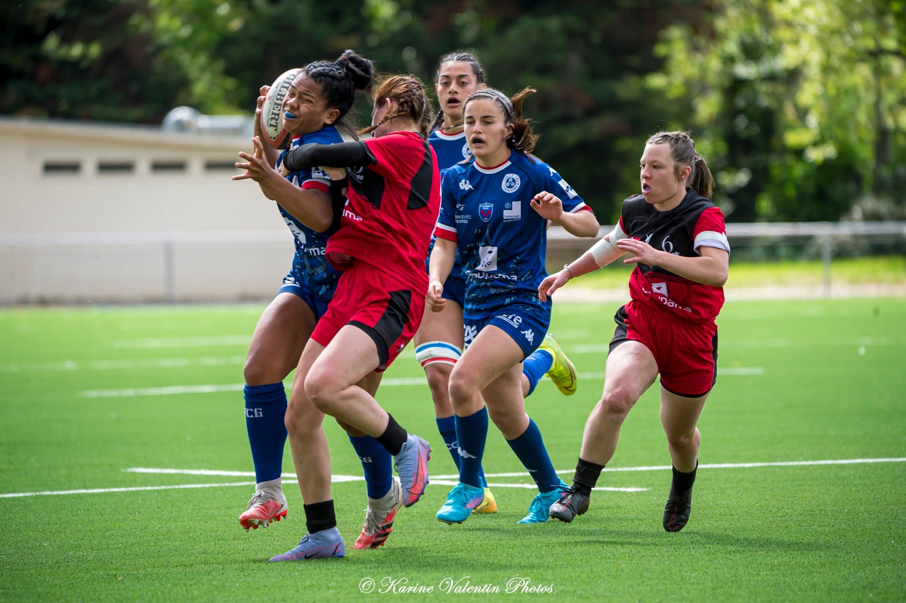  FC Grenoble Rugby - Lyon Olympique Universitaire - Rugby - U18 FCG Amazones (52) vs (0) LOU (#U18AmazonesVsLOU) Photo by: Karine Valentin | Siuxy Sports 2022-04-23