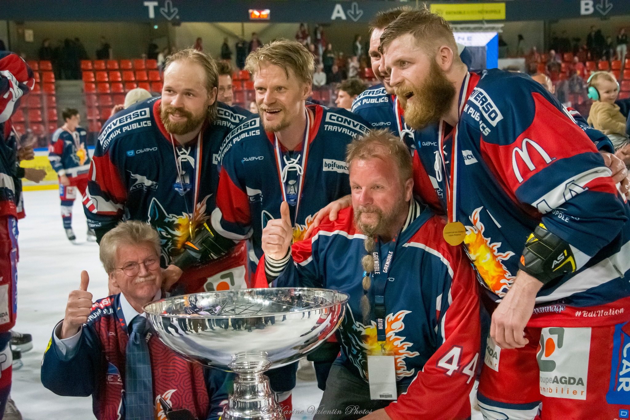  Grenoble -  - Ice hockey - GRENOBLE BDL - Finale 2022 -  Célébration (#CELEBRATIONsBDLVSDUCS2022) Photo by: Karine Valentin | Siuxy Sports 2022-04-13