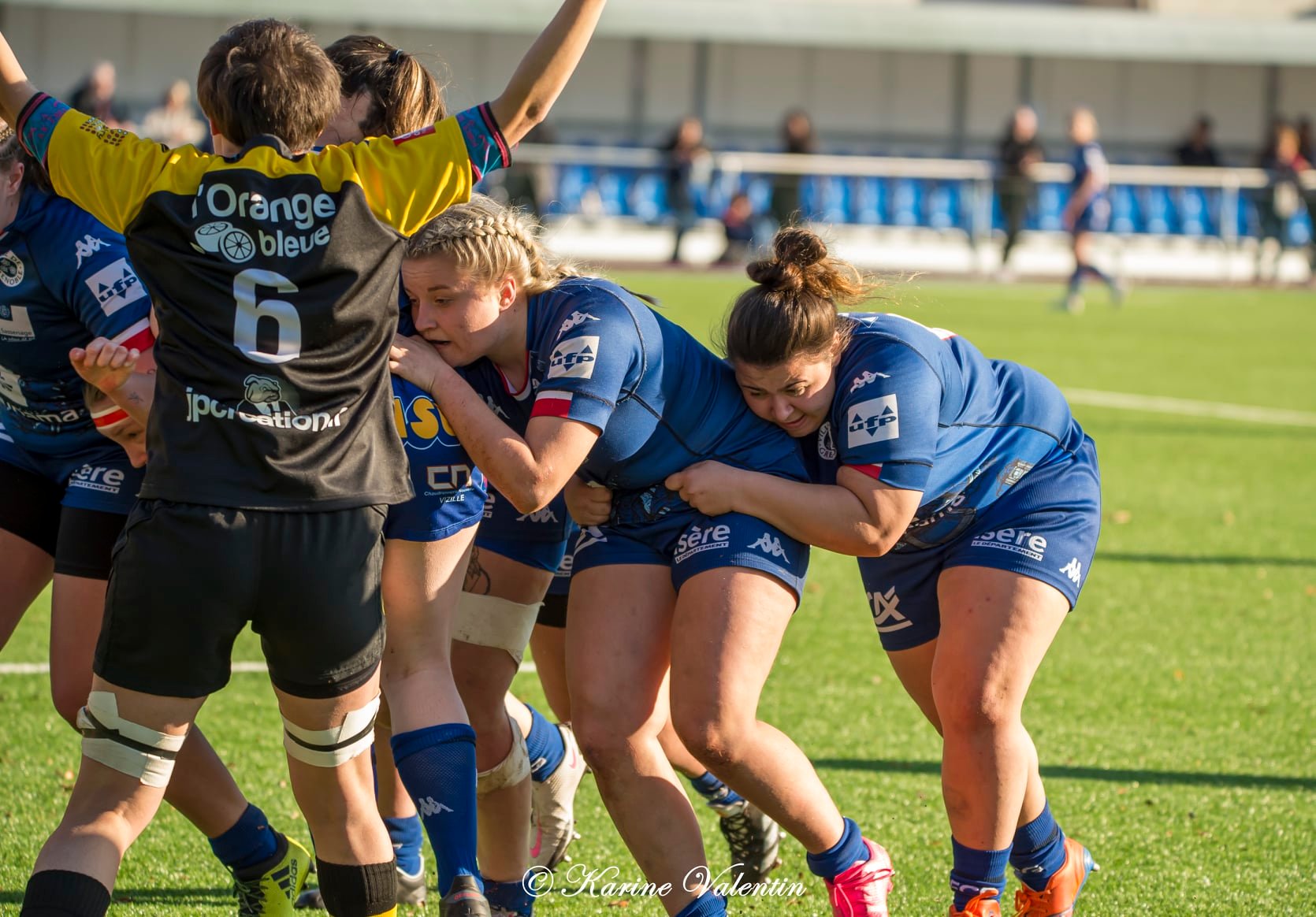  FC Grenoble Rugby - Stade Olympique de Chambéry rugby - Rugby - FC Grenoble (76-7) SOC Rugby - Féd1 (#AmazonesVsSOC2022) Photo by: Karine Valentin | Siuxy Sports 2022-02-27