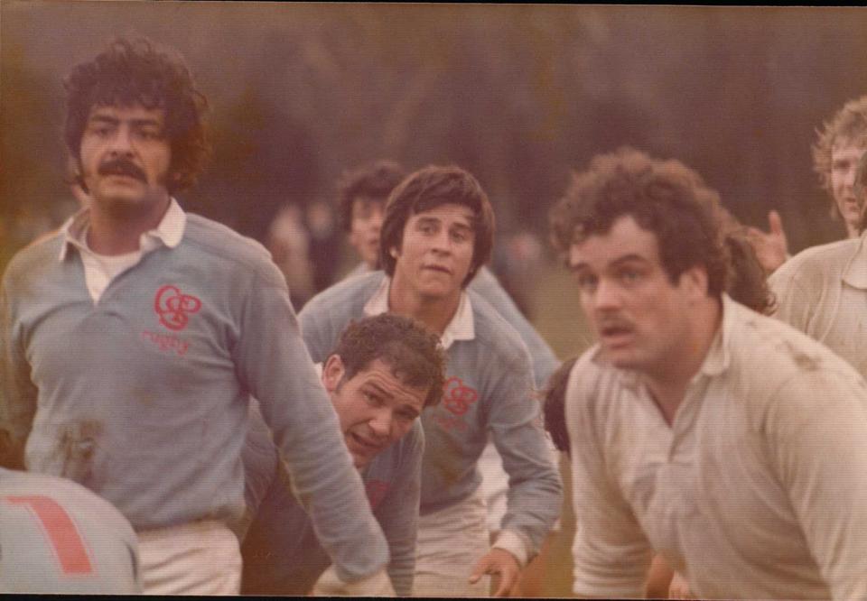 Mario LOCATELLI -  San Patricio -  - Rugby - Line durante la gira a Europa en 1980 () Photo by:  | Siuxy Sports 1980-06-01