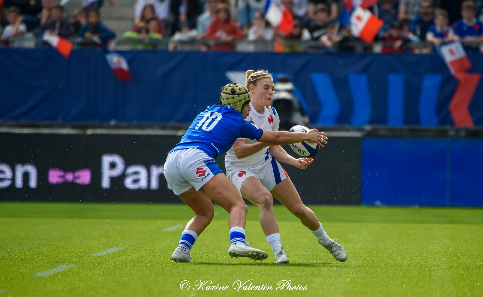  Équipe de France de rugby à XV - Nazionale di rugby a 15 dell'Italia - Rugby - France (39) vs Italie (6) - 6N fém. (#FranceVsItalie6Nfem2022) Photo by: Karine Valentin | Siuxy Sports 2022-03-27