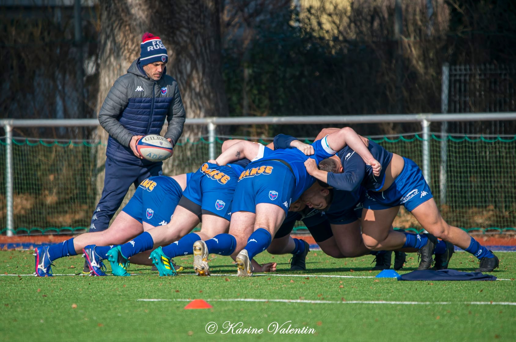  FC Grenoble Rugby -  - Rugby - Espoirs - FC Grenoble Vs US Colomiers (#EspoirsFCGvsUSColomiers2022) Photo by: Karine Valentin | Siuxy Sports 2022-01-29