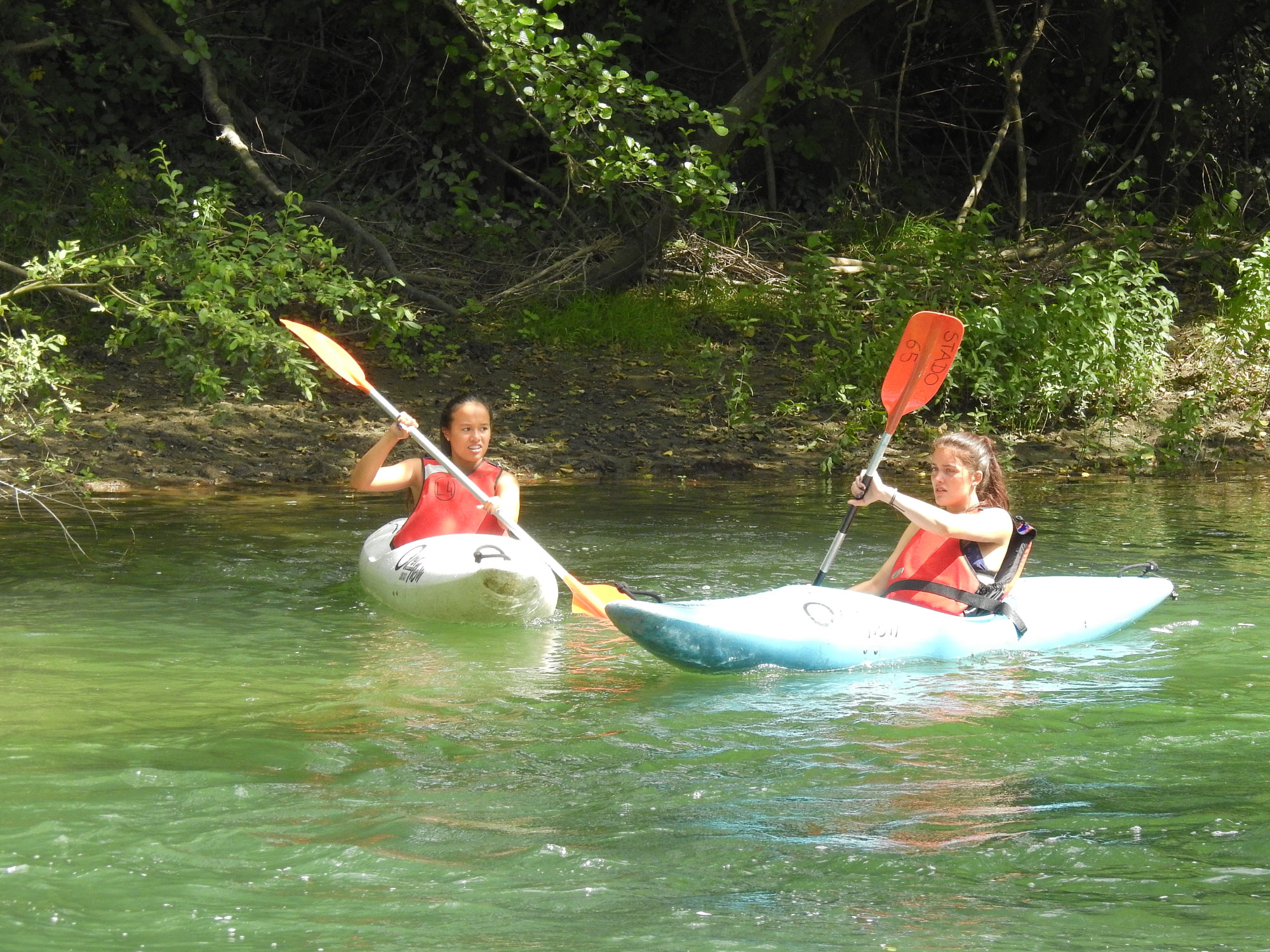 Sophie ALCHOURRON -  Stade Olympique Maubourguetois -  - Canoe - Course entre cousines () Photo by:  | Siuxy Sports 2018-08-18