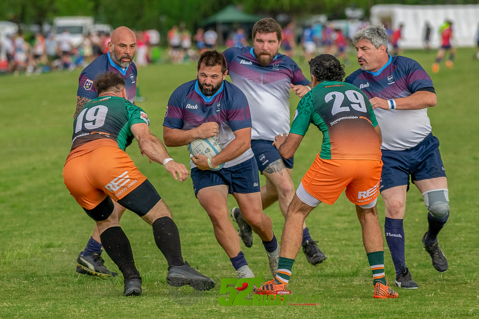  VARBA - Yaguarete - RugbyV - 52 Nacional de Veteranos de Rugby - San Luis - VARBA vs Yaguareté (#52NaVeRugbySL04VarbaYaguarete) Photo by: Diego van Domselaar | Siuxy Sports 2022-11-20