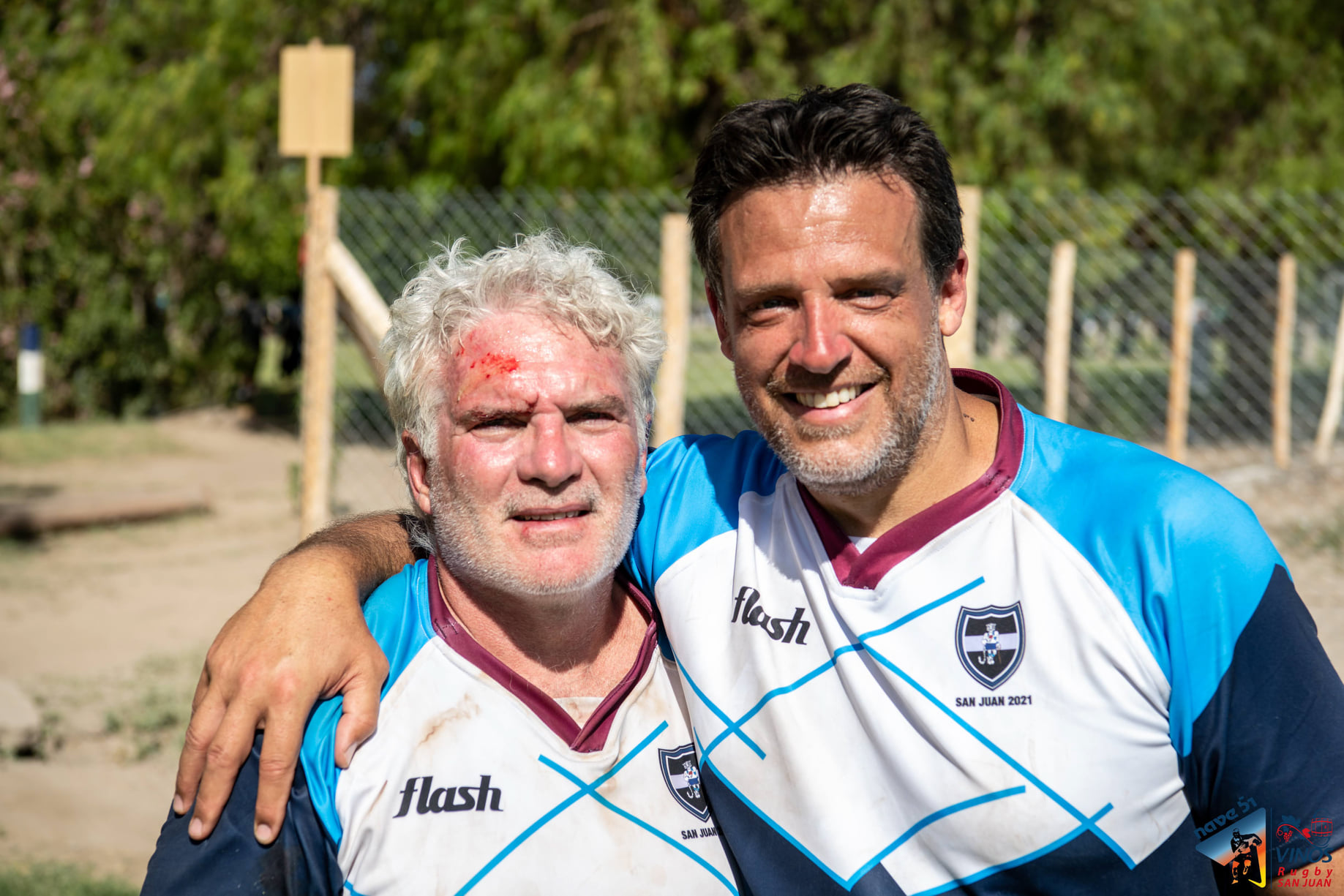 Eduardo EDU - Pablo MORAN -  VARBA -  - RugbyV - 51 Nacional de Veteranos de Rugby San Juan - VARBA (#51NaVeRugbySJ21VARBAs) Photo by: Diego van Domselaar | Siuxy Sports 2021-11-15