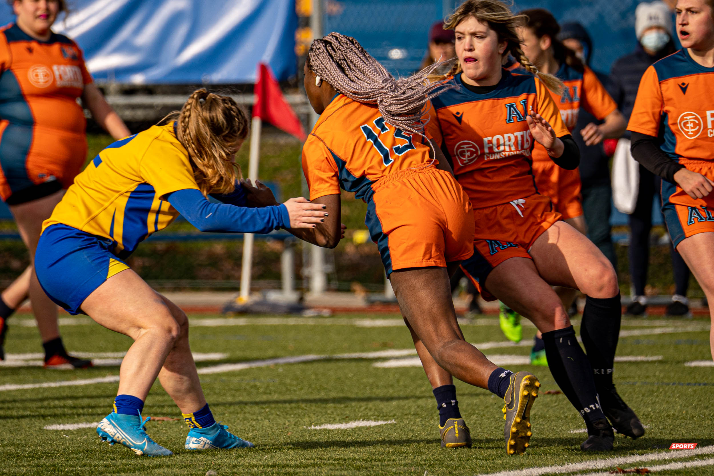 Gobou Yolande DRAMOU -  College John Abbott - Cégep André Laurendeau - Rugby -  (#JACvsALfinalsRugbyW) Photo by:  | Siuxy Sports 2021-11-14