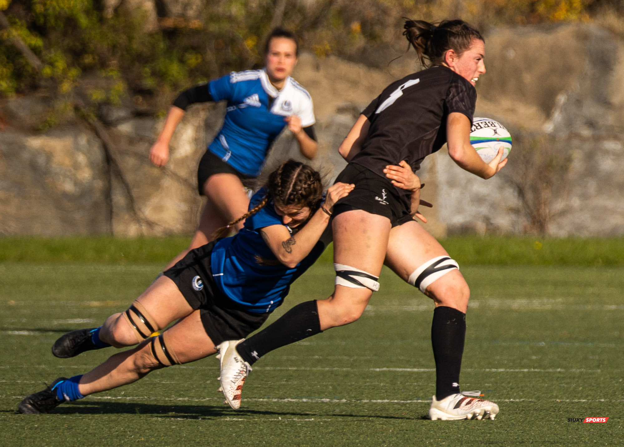 Rosalie AUTHIER - Anastasia BOURKA -  Université de Montréal - Université Carleton - Rugby -  (#3UdeMvsCarletonF) Photo by:  | Siuxy Sports 2021-11-07