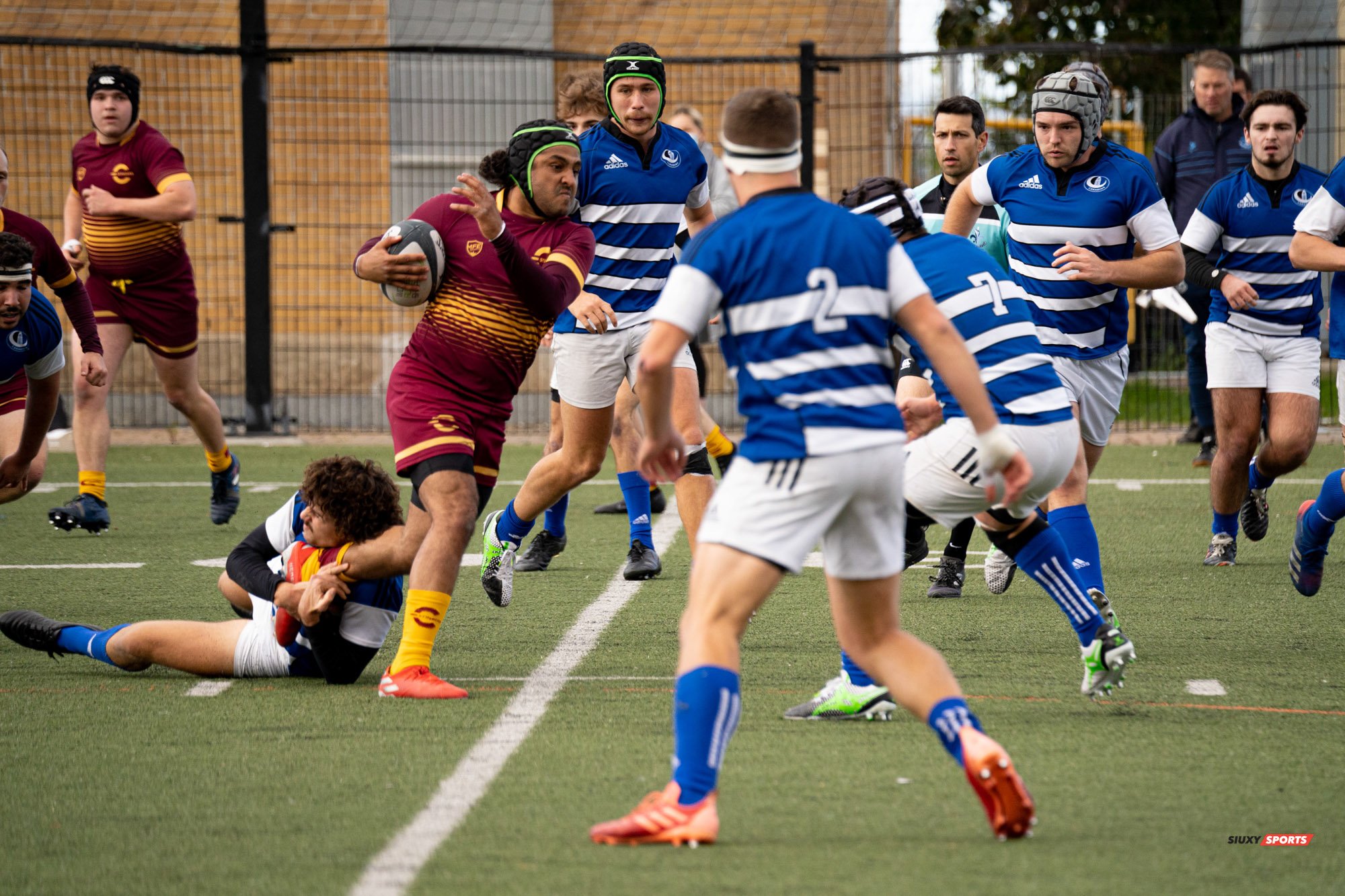 Mohamed ALMOALLIM -  Université de Montréal - Université Concordia - Rugby - Mohamed has consistently been one of the main players in today's game. (#UdeMvsConcordia2021M) Photo by:  | Siuxy Sports 2021-10-23