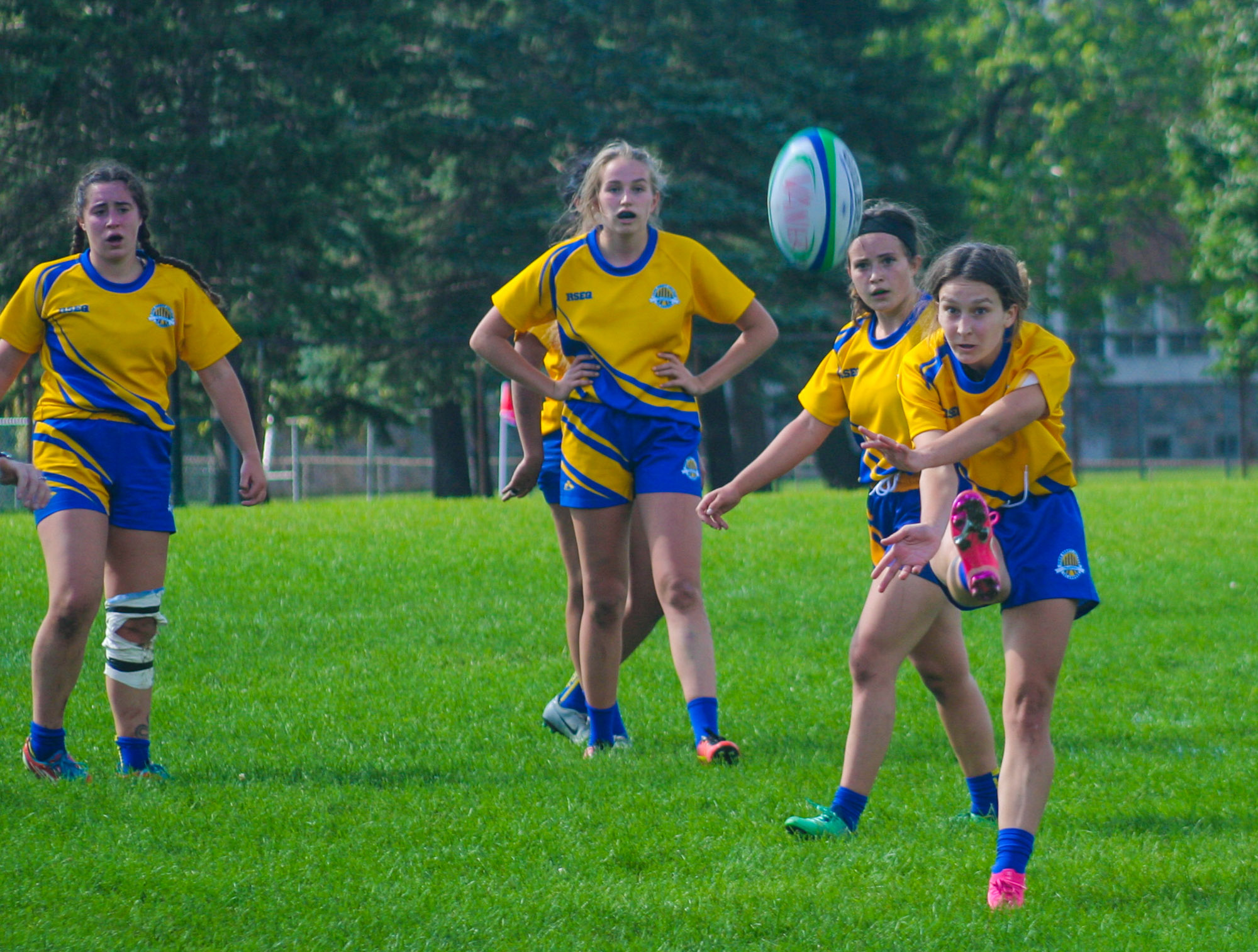Olivia MILLER - Lauren MURPHY -  Cégep Vanier - College John Abbott - Rugby -  (#VanierVsJACw2021) Photo by:  | Siuxy Sports 2021-09-26