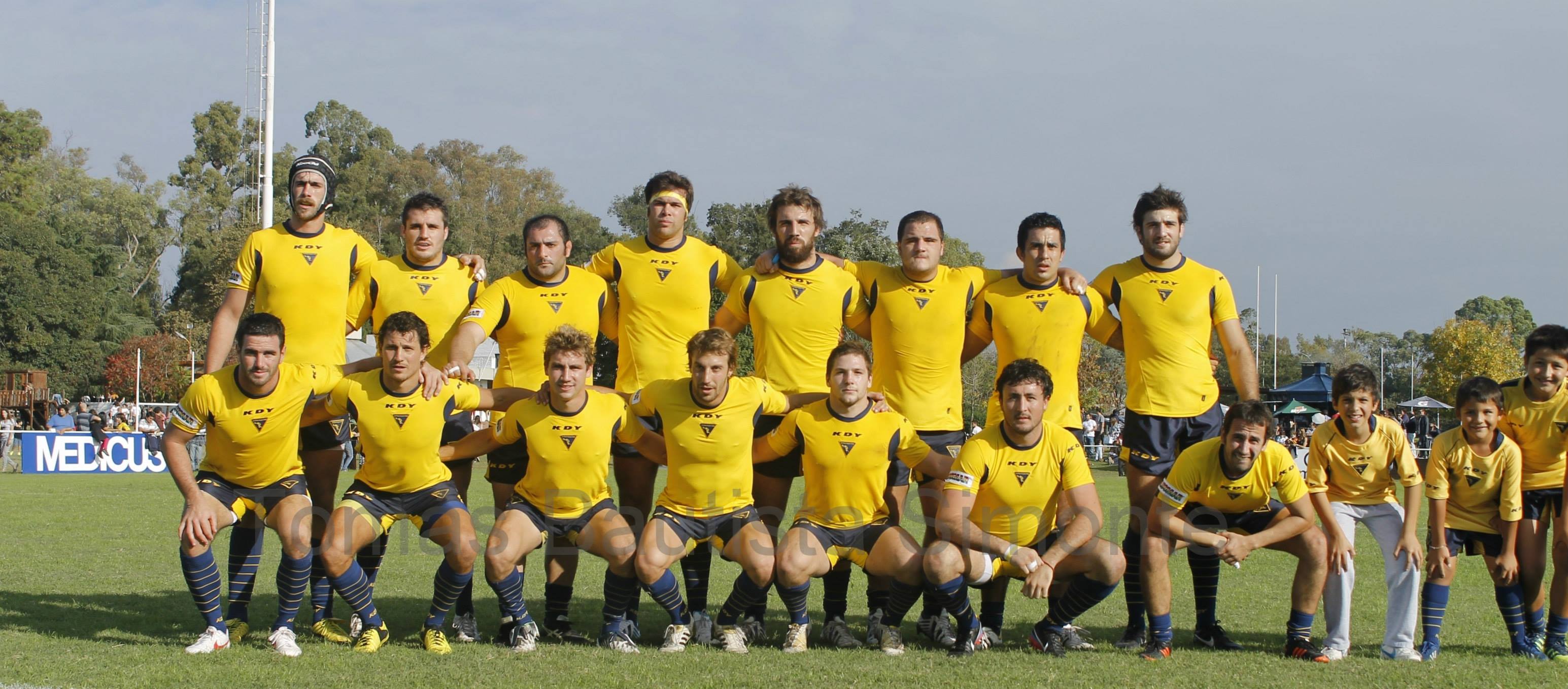 Martin FONTAN - Juan GENTILE - Pedro MERCERAT - Gonzalo PERSICO - Augusto RAMOS - Juan Cruz RIESGO - Tomás ROÁN -  La Plata Rugby Club -  - Rugby - Equipo de 2014 () Photo by: Tomás Bautista Simonte | Siuxy Sports 2014-05-05