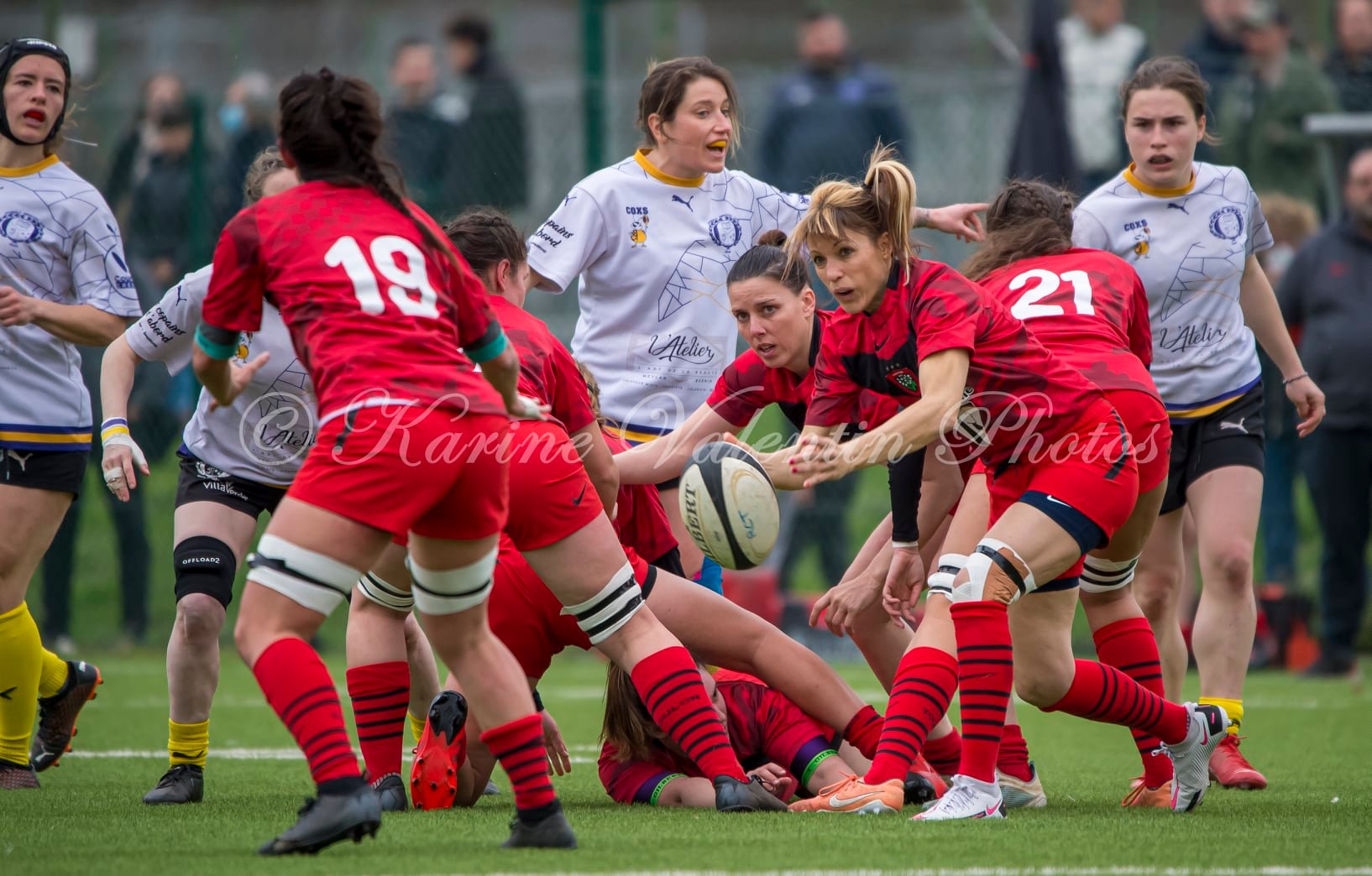  Grenoble Université Club Rugby - RC Toulonnais - Rugby - Grenoble Université Club Rugby (20) vs RC Toulonnais (7) - Rugby Fém Féd 1- 2022 (#COXSvsRCT2022) Photo by: Karine Valentin | Siuxy Sports 2022-03-20