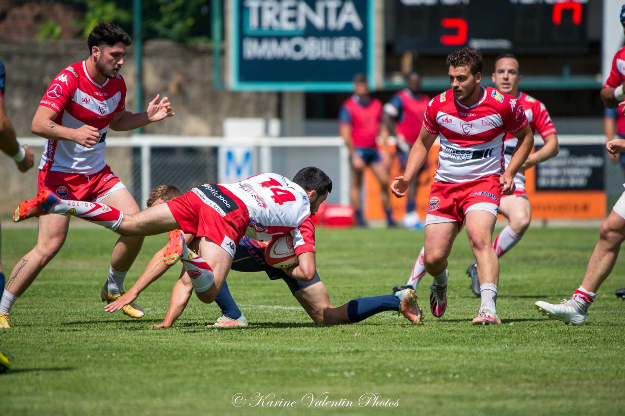  Stade Olympique Voironnais - Rugby Olympique de Grasse - Rugby - SOV (16) vs (27) ROG (#SOVvsROG2022) Photo by: Karine Valentin | Siuxy Sports 2022-05-29