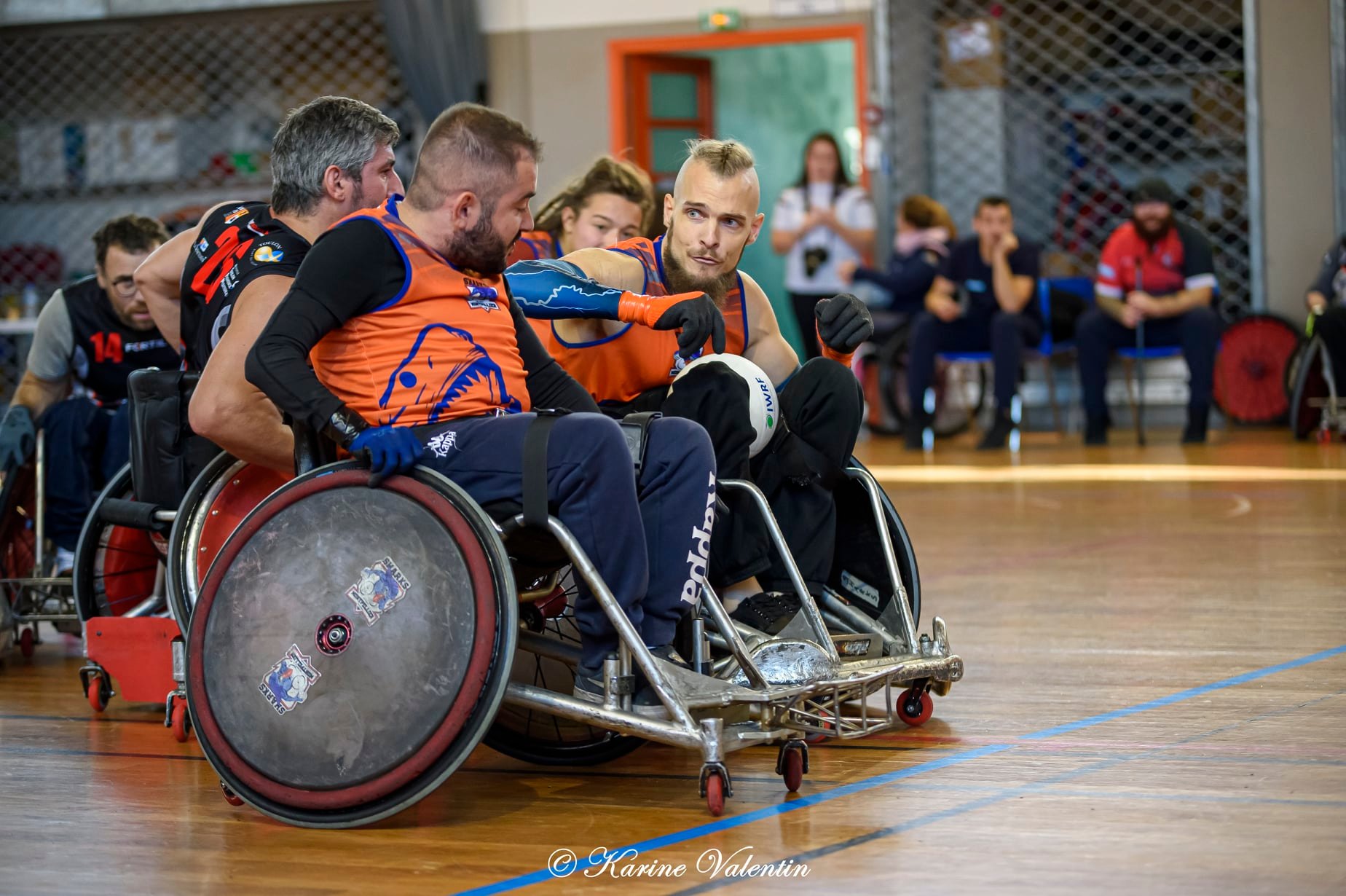  Montpellier Hérault Rugby - RFC Toulon Provence Méditerranée - Wheelchair rugby -  (#QuadRugbyMontpeRFCTPM2021Nov) Photo by: Karine Valentin | Siuxy Sports 2021-11-20