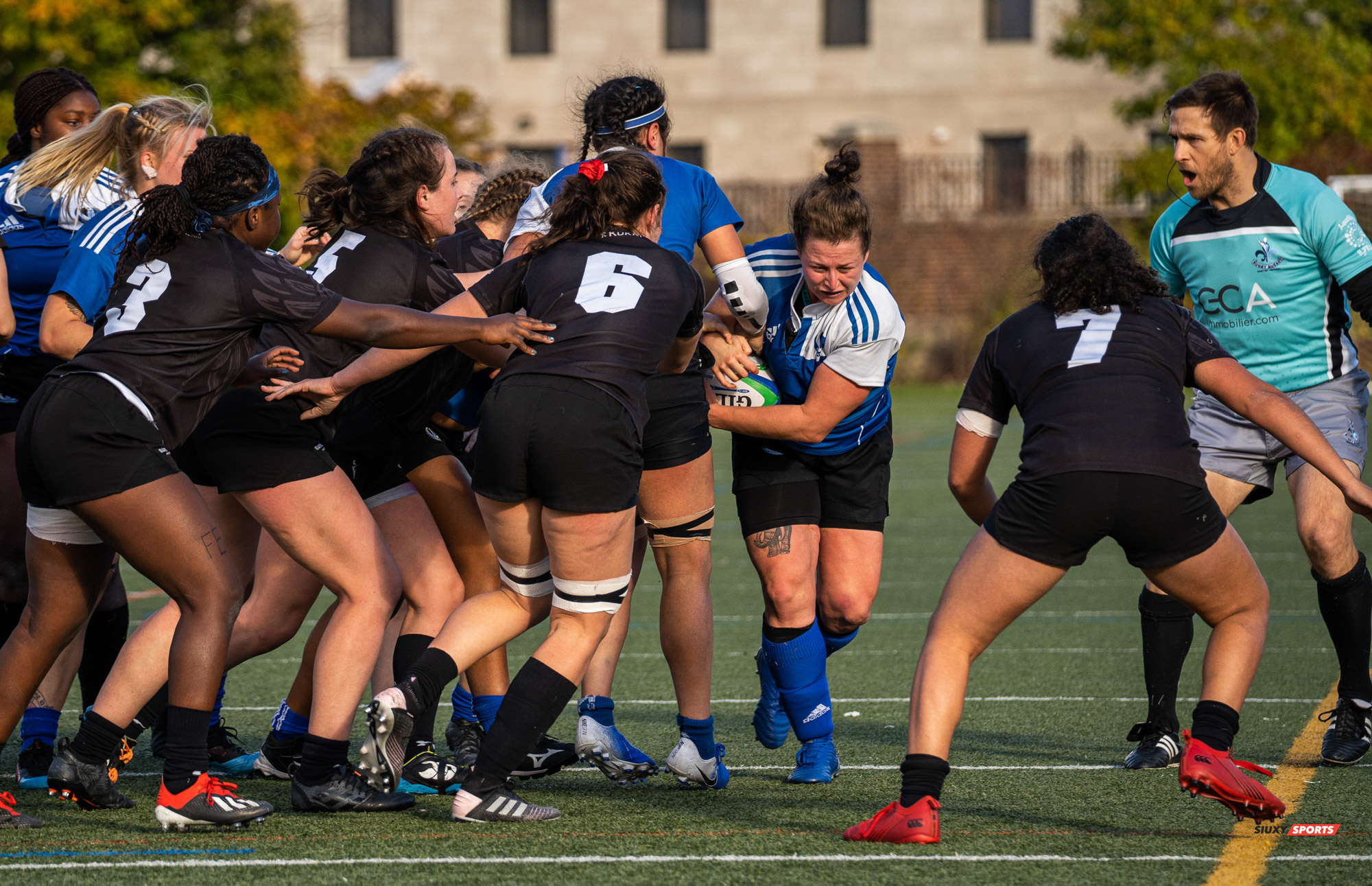 James ACKER - Samantha ALBERT -  Université de Montréal - Université Carleton - Rugby -  (#3UdeMvsCarletonF) Photo by:  | Siuxy Sports 2021-11-07