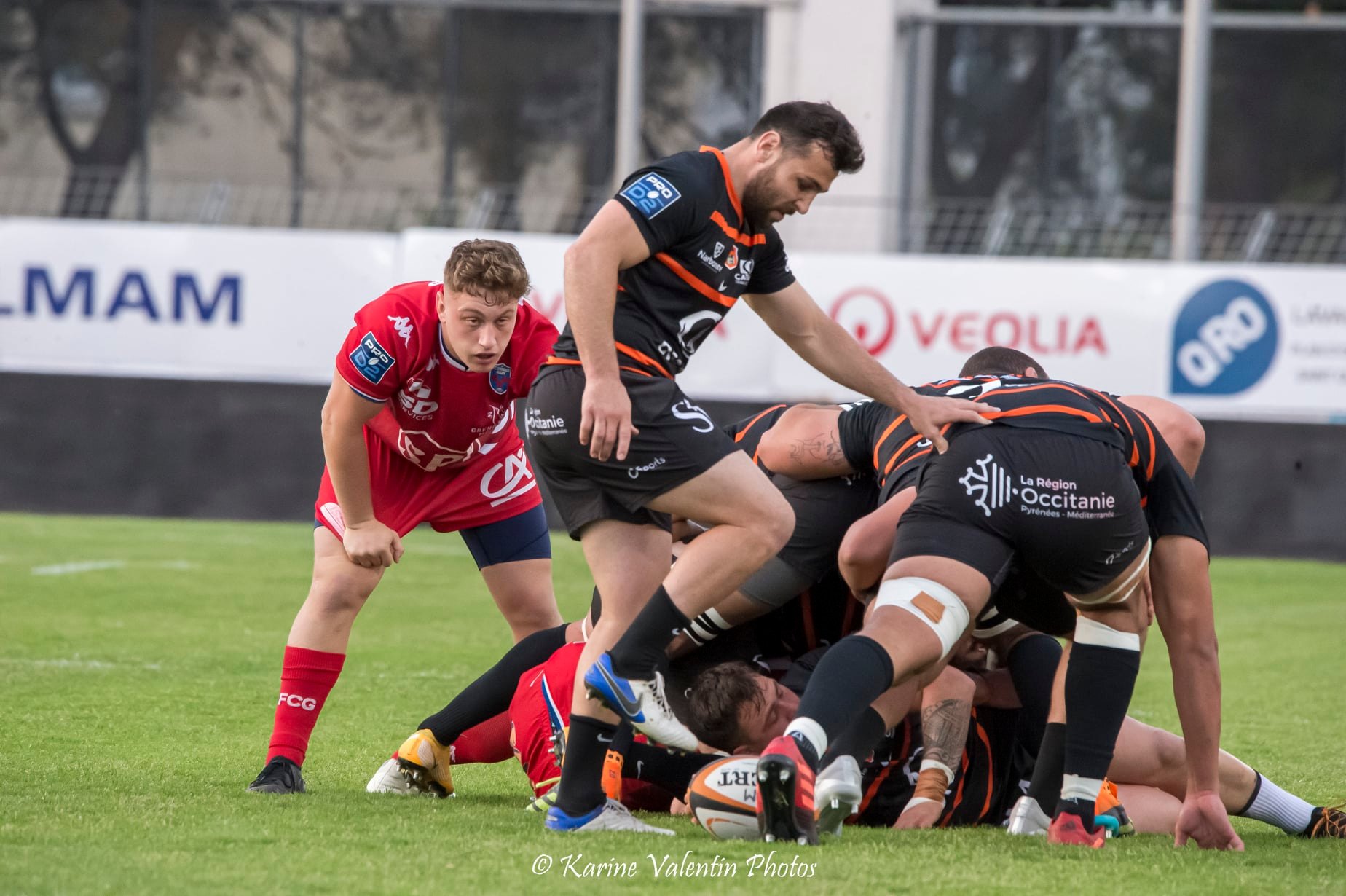 Racing Club Narbonnais - FC Grenoble Rugby - Rugby - Narbonne (32) vs (32) Grenoble - 2022 (#NarbonneVsGrenoble2022) Photo by: Karine Valentin | Siuxy Sports 2022-04-15