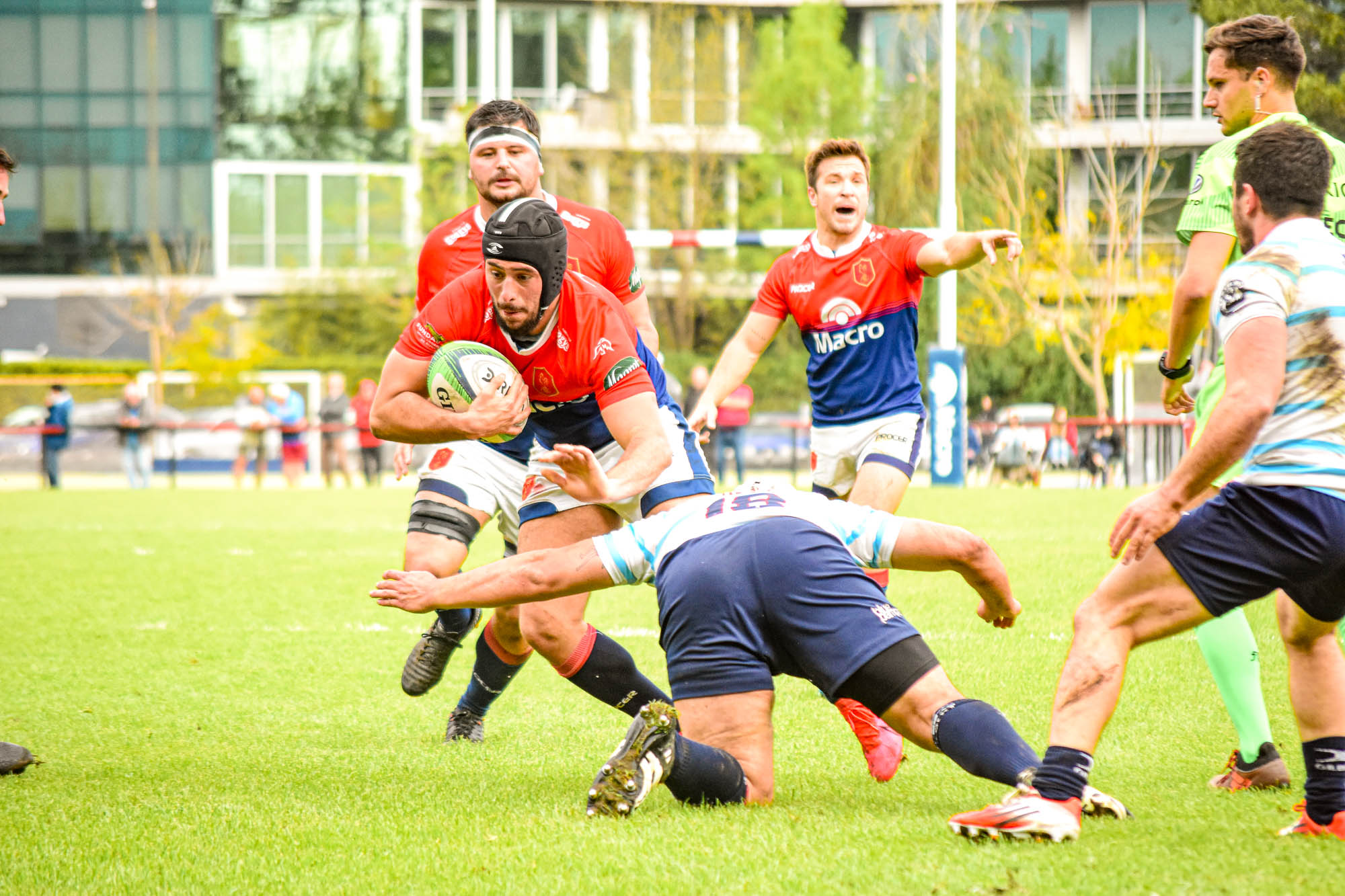 Blas BONORINO - Pedro ROCA - Nicolas SPANDRE -  Asociación Deportiva Francesa - Club Atlético Banco de la Nación Argentina - Rugby -  (#ADFvsCABNA2021) Photo by: Ignacio Pousa | Siuxy Sports 2021-10-02