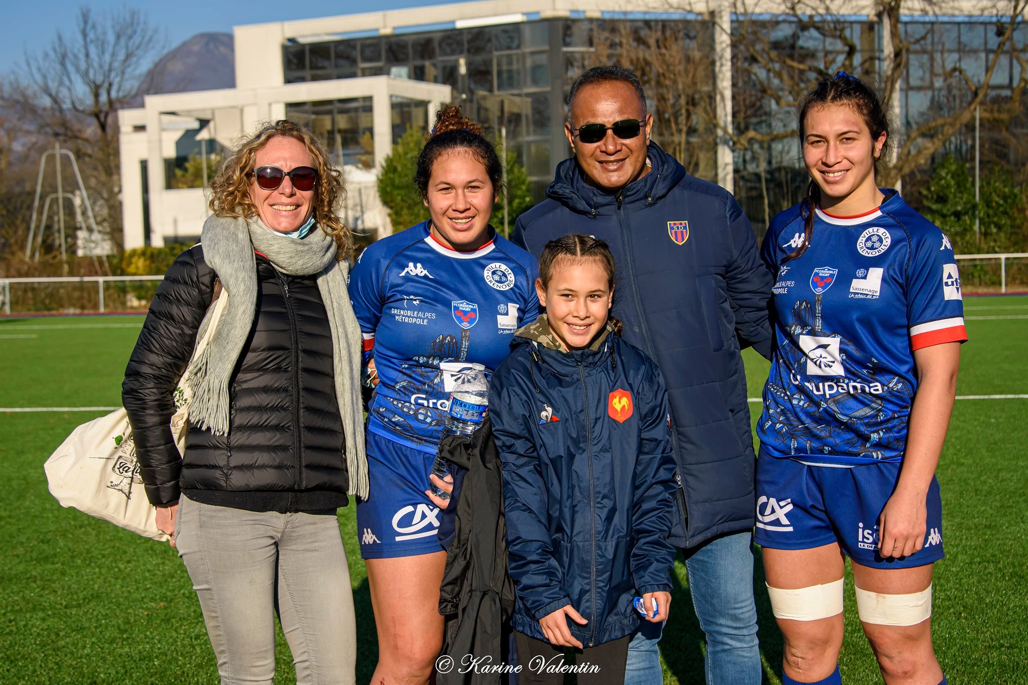 Manaé FELEU - Téani FELEU -  FC Grenoble Rugby -  - Rugby - FC Grenoble Vs Stade Français (#AmznesVsPinkRckts2022) Photo by: Karine Valentin | Siuxy Sports 2022-01-16