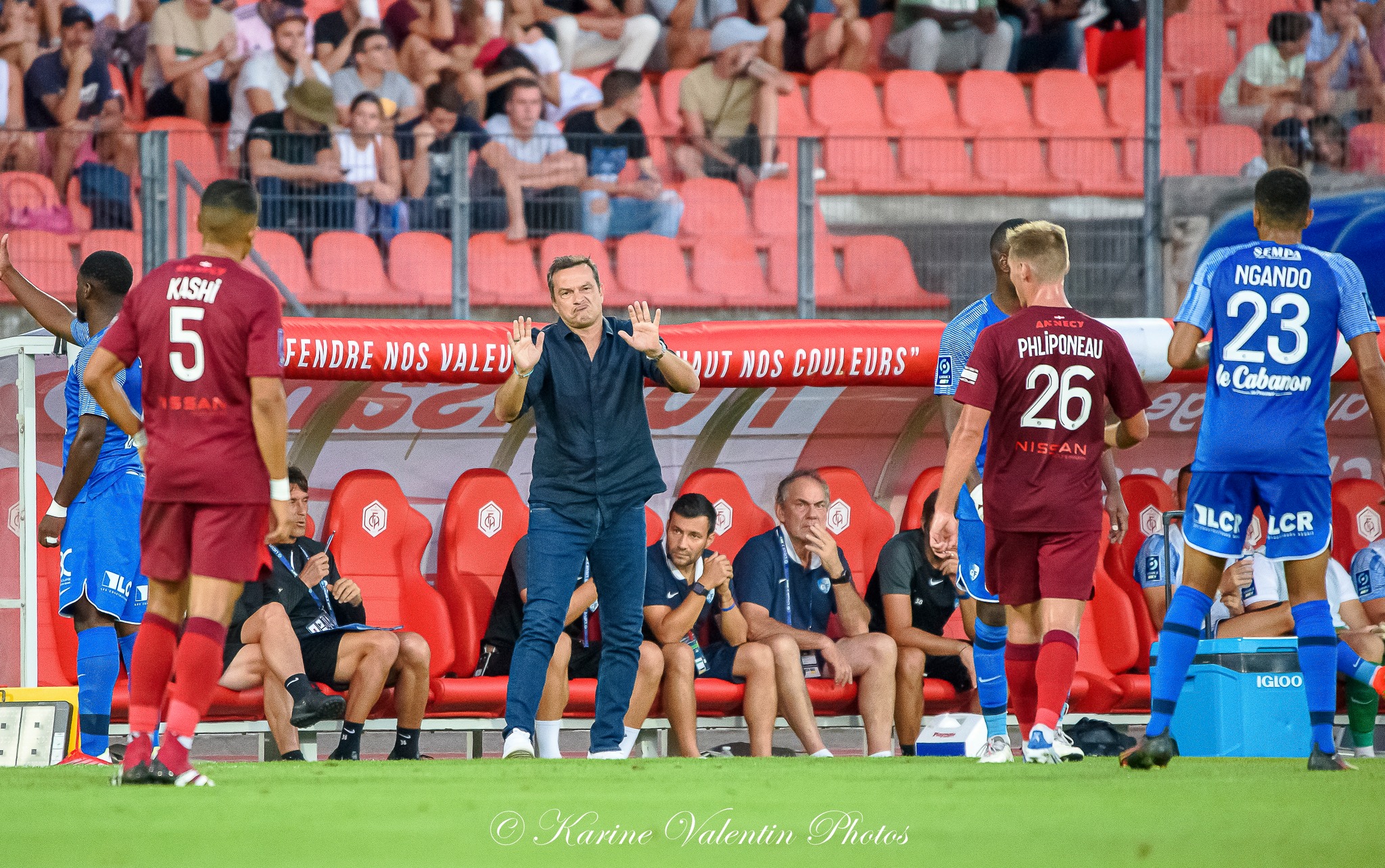  FC Annecy - Grenoble Foot 38 - Rugby - FC Annecy (0) vs (0) GF38 (#FCAvsGF382022) Photo by: Karine Valentin | Siuxy Sports 2022-08-27