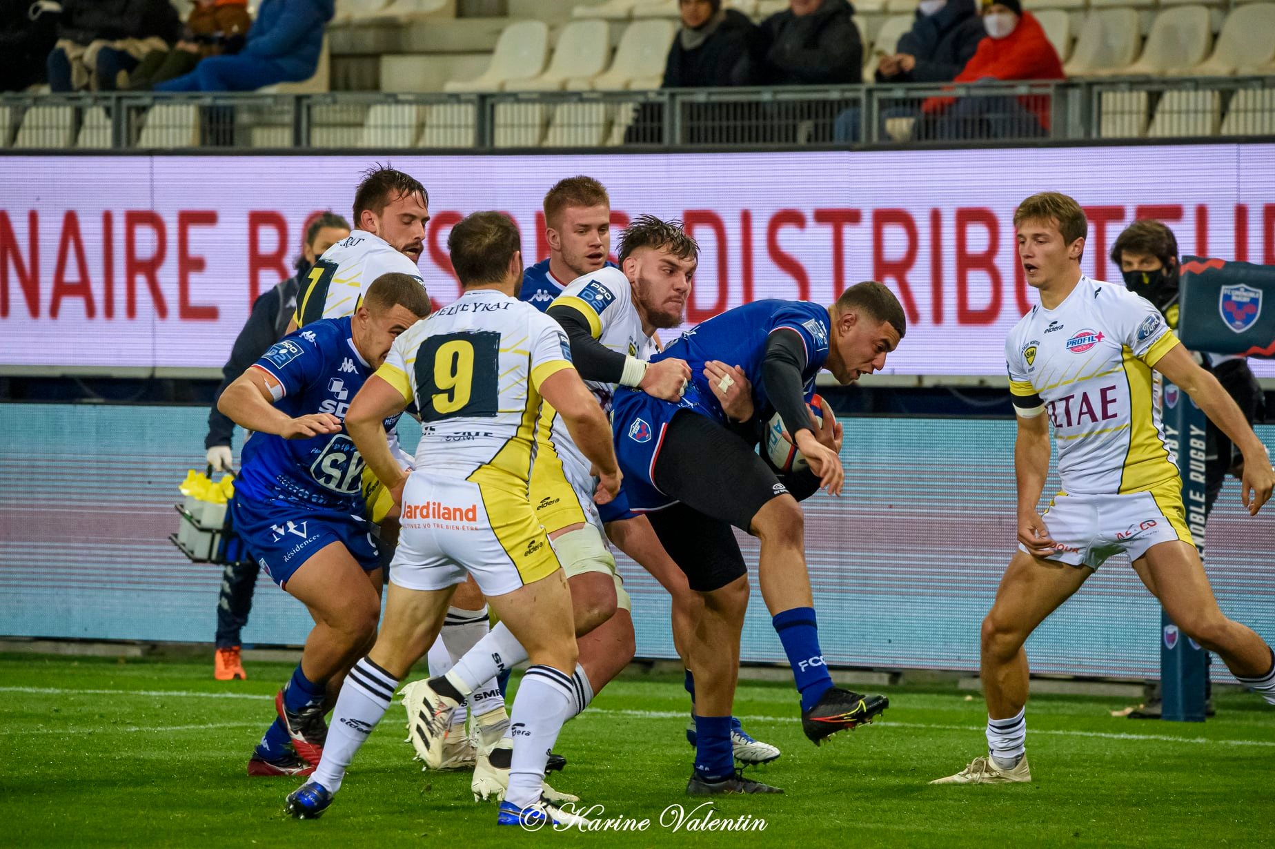 Mathis SARRAGALLET -  FC Grenoble Rugby - Stade Montois - Rugby -  (#GrenobleVsSMontois2021Dec) Photo by: Karine Valentin | Siuxy Sports 2021-12-09
