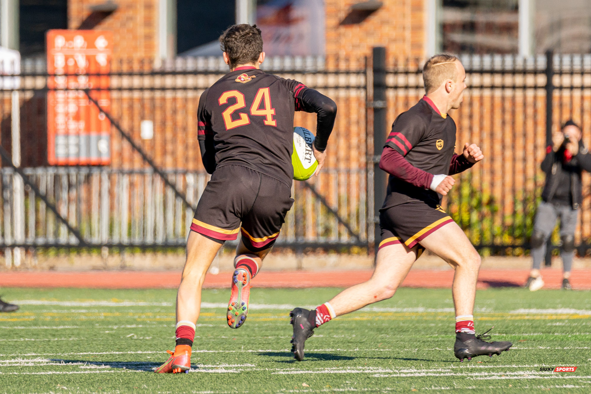 Arthur DU CHAFFAUT - Justin SAVOIE-DAVIES -  Université Concordia -  - Rugby -  (#McGillvsConcordiaFinalsM) Photo by:  | Siuxy Sports 2021-11-06