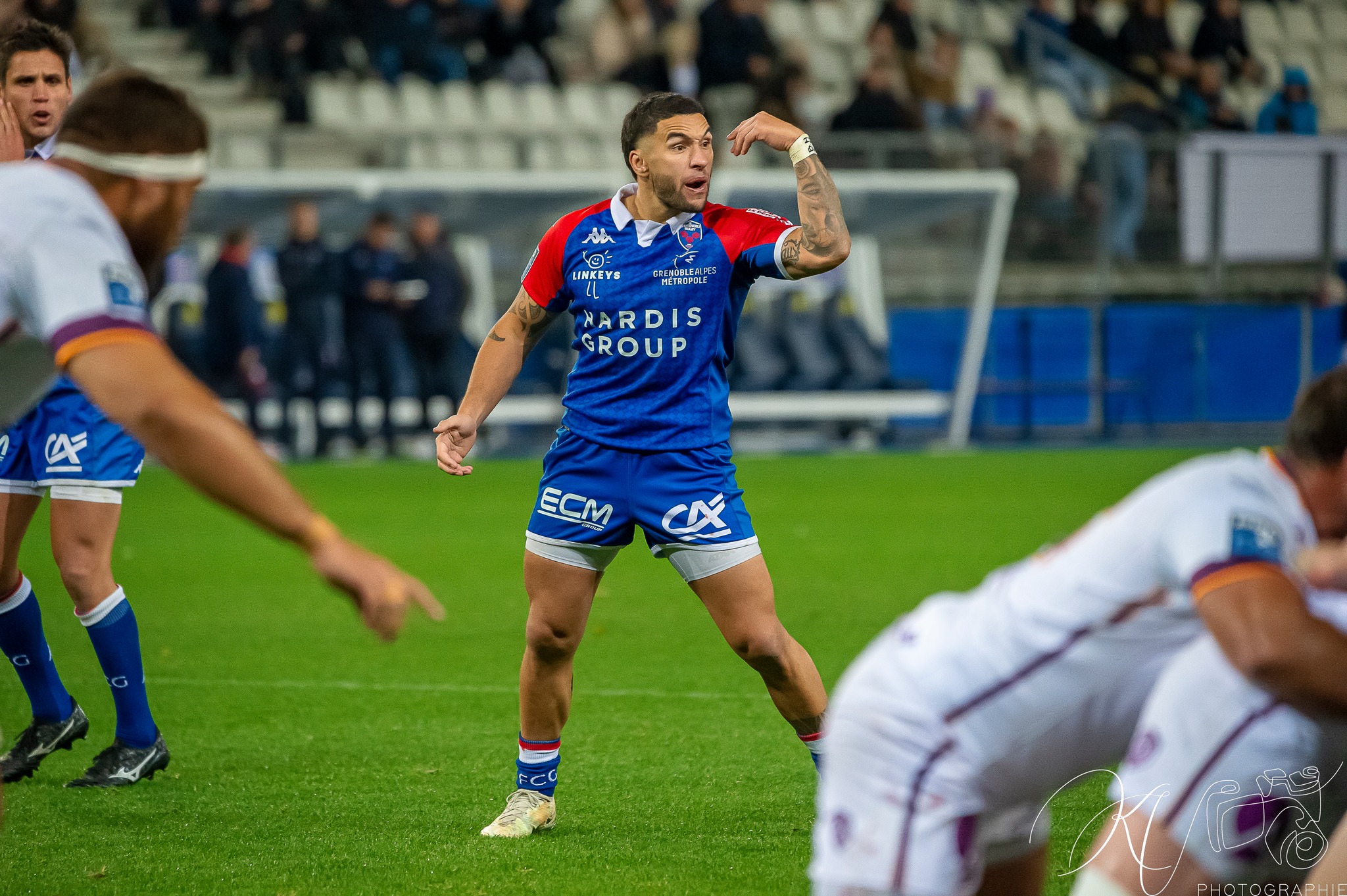Terrence HEPETEMA -  FC Grenoble Rugby - Soyaux Angoulême - Rugby - FC Grenoble (24) VS (18) Soyaux Angoulême (2022) (#FCGvsSA2022R11) Photo by: Karine Valentin | Siuxy Sports 2022-11-18