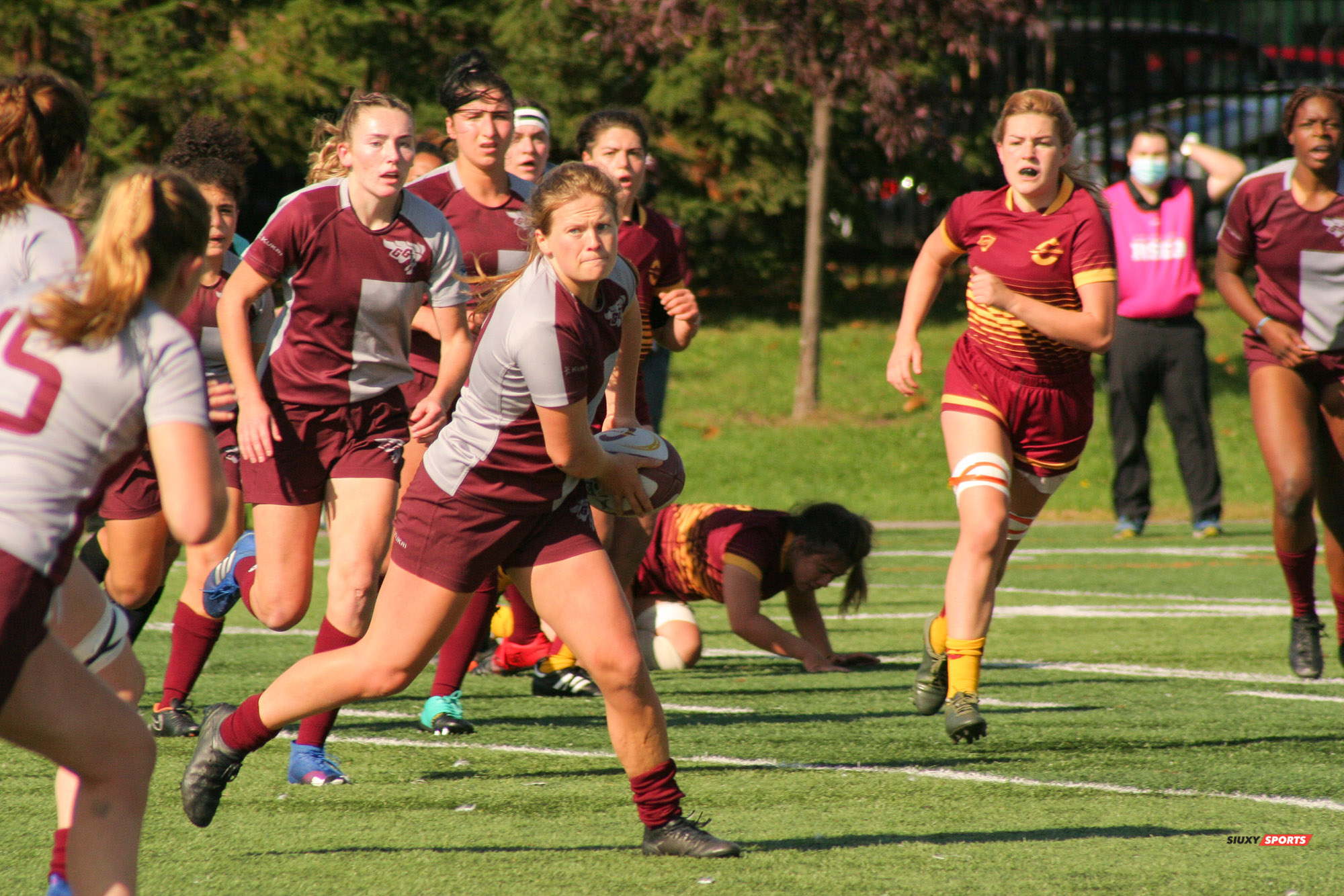 Grace GUNN -  Université Concordia - Université Ottawa - Rugby -  (#ConcordiaVsOttawa2021w) Photo by:  | Siuxy Sports 2021-10-17