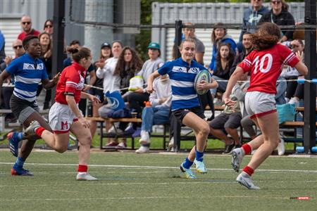 RSEQ Rugby Fem - U. de Montréal (70) vs (3) McGill - Reel A2 - 2ème mi-temps