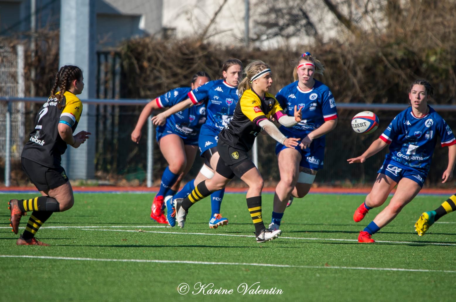  FC Grenoble Rugby - Stade Olympique de Chambéry rugby - Rugby - FC Grenoble (76-7) SOC Rugby - Féd1 (#AmazonesVsSOC2022) Photo by: Karine Valentin | Siuxy Sports 2022-02-27