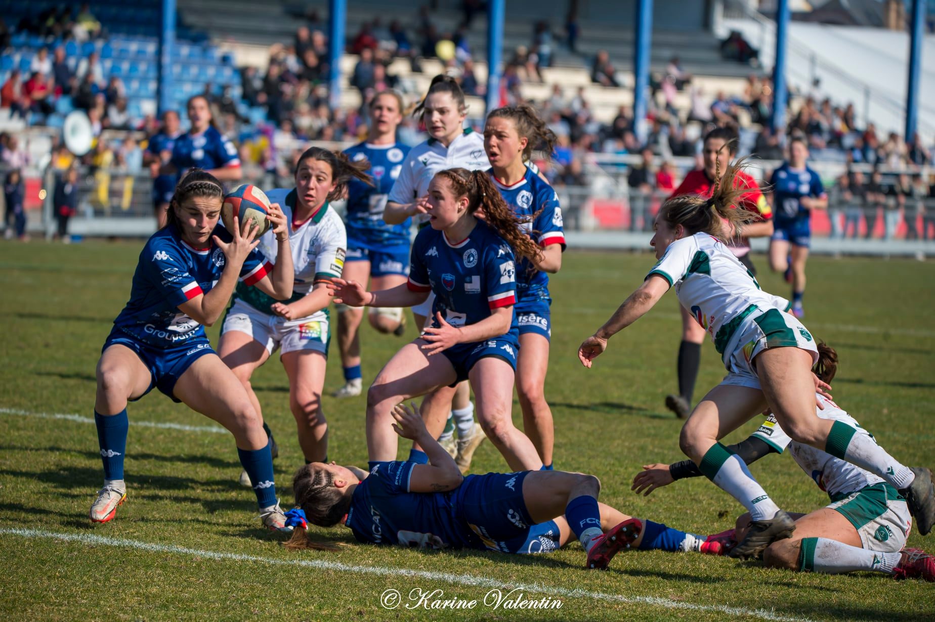  FC Grenoble Rugby - Section Paloise - Rugby - Grenoble Amazones vs PAU Lons (#FCGVsSectPaloise2022) Photo by: Karine Valentin | Siuxy Sports 2022-03-06