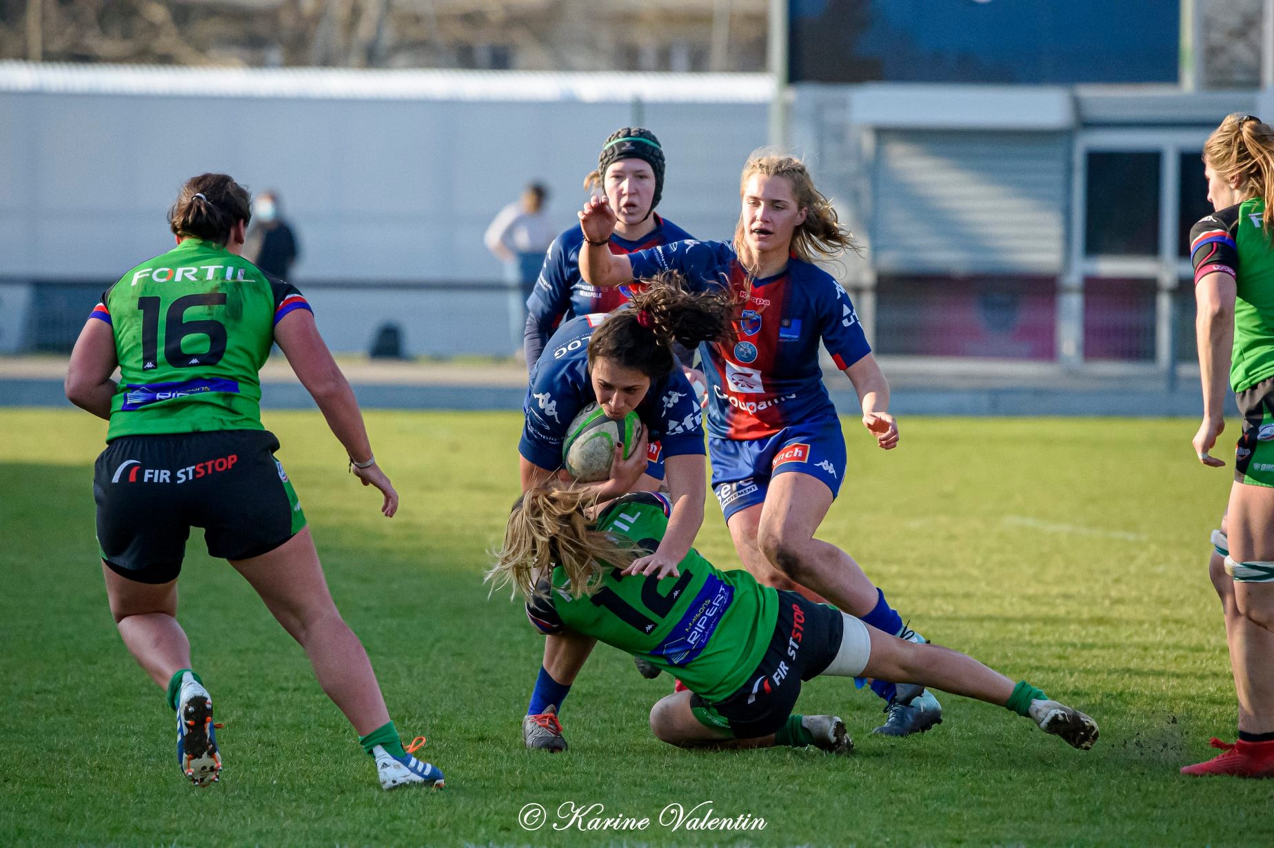 Lison AGRIODOS -  FC Grenoble Rugby - RC La Valette Le Revest La Garde Le Pradet - Rugby - FC Grenoble VS RCVRGP (#GrenobleRCVRGP2021fev) Photo by: Karine Valentin | Siuxy Sports 2021-02-28