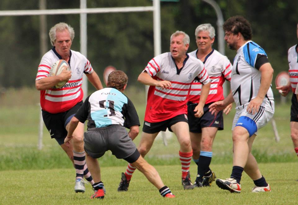 Mario AVALOS -  Areco Rugby Club - Centro Naval - RugbyV - Areco vs RON XV (Centro Naval) - Primer Encuentro de Veteranos en Areco con Vaquillona c/ Cuero 2014 (#ArecoVsRONXV2014) Photo by: Luis Robredo | Siuxy Sports 2014-10-18
