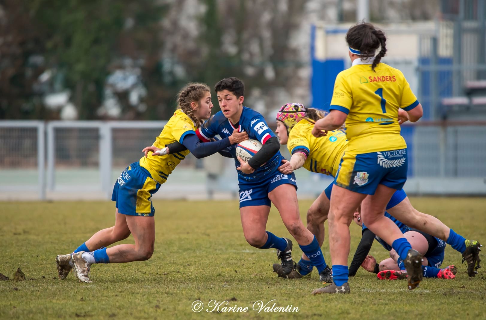 Emma GALLAGHER -  FC Grenoble Rugby - ASM Romagnat rugby féminin - Rugby - Grenoble Amazones vs ASM Romagnat (#FCGVsASMRomagnat2022) Photo by: Karine Valentin | Siuxy Sports 2022-02-06