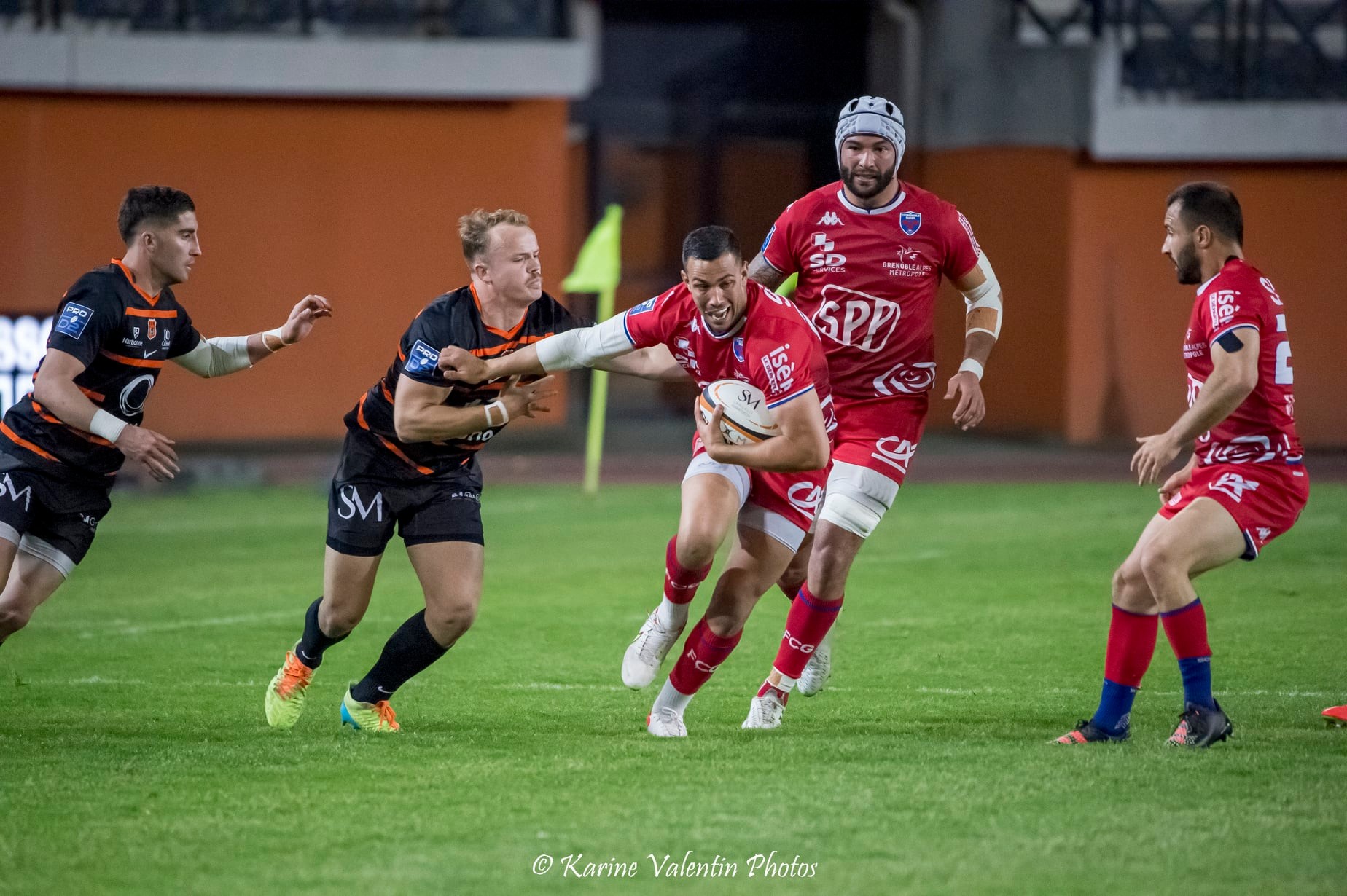 Steeve BLANC-MAPPAZ -  Racing Club Narbonnais - FC Grenoble Rugby - Rugby - Narbonne (32) vs (32) Grenoble - 2022 (#NarbonneVsGrenoble2022) Photo by: Karine Valentin | Siuxy Sports 2022-04-15