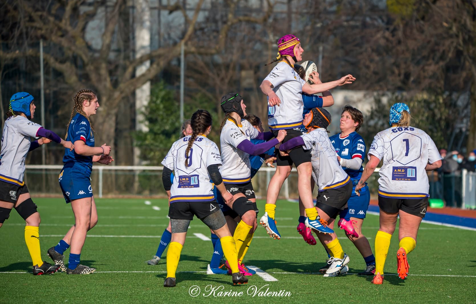 FC Grenoble Rugby - Grenoble Université Club Rugby - Rugby - Grenoble Amazones vs Les Coccinelles du Grenoble Université Club - F1 (#FCGsGUCR2022janF1COXS) Photo by: Karine Valentin | Siuxy Sports 2022-01-30