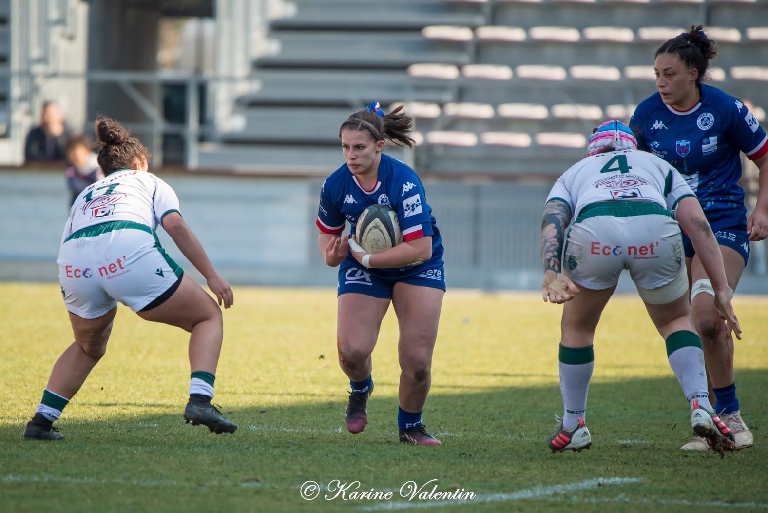  FC Grenoble Rugby - Section Paloise - Rugby - Grenoble Amazones vs PAU Lons (#FCGVsSectPaloise2022) Photo by: Karine Valentin | Siuxy Sports 2022-03-06