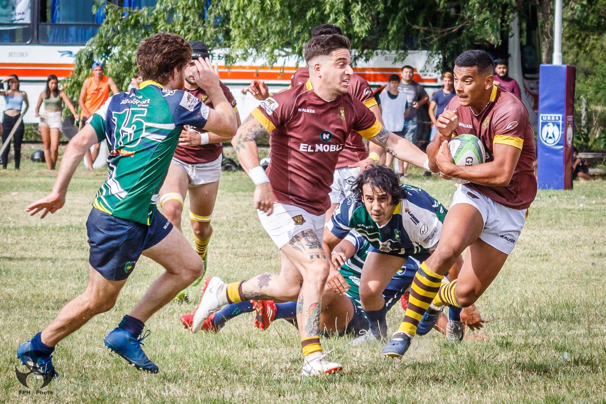 Rodrigo MOLINA - Esteban SOSA -  Atlético San Andrés Rugby Club - Berisso Rugby Club - Rugby - Atlético San Andrés Vs Berisso - URBA - Primera - Ascenso a Tercera (#ASARCvsBerisso2021Primera) Photo by: Alan Roy Bahamonde | Siuxy Sports 2021-11-27
