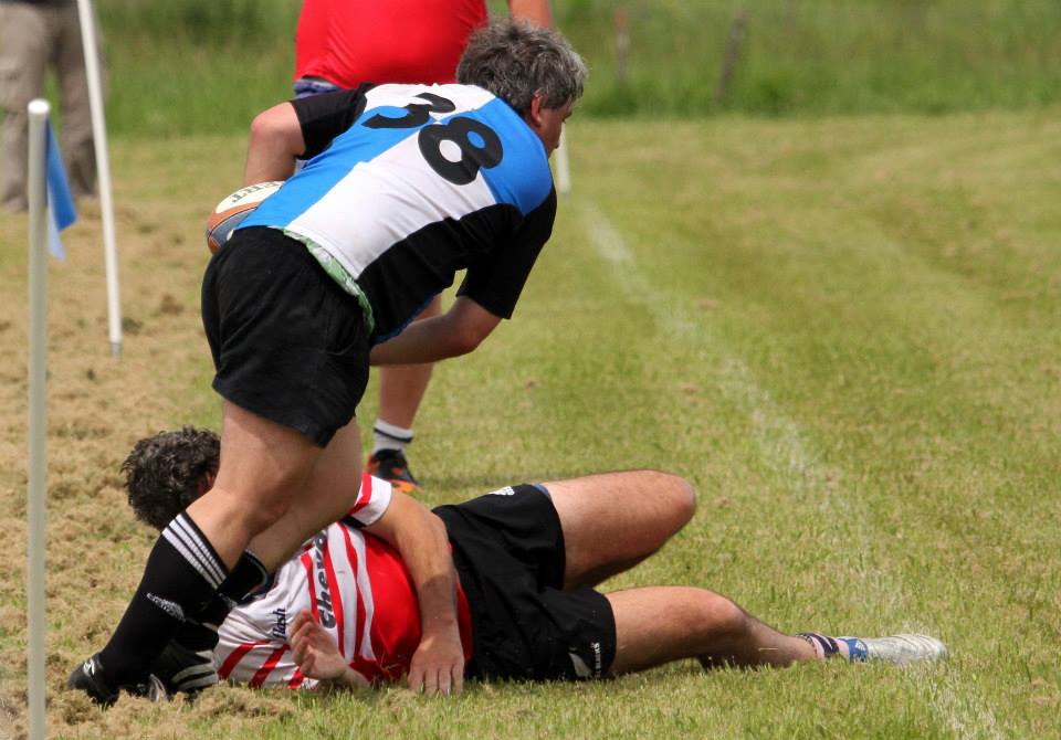  Areco Rugby Club - Centro Naval - RugbyV - Areco vs RON XV (Centro Naval) - Primer Encuentro de Veteranos en Areco con Vaquillona c/ Cuero 2014 (#ArecoVsRONXV2014) Photo by: Luis Robredo | Siuxy Sports 2014-10-18