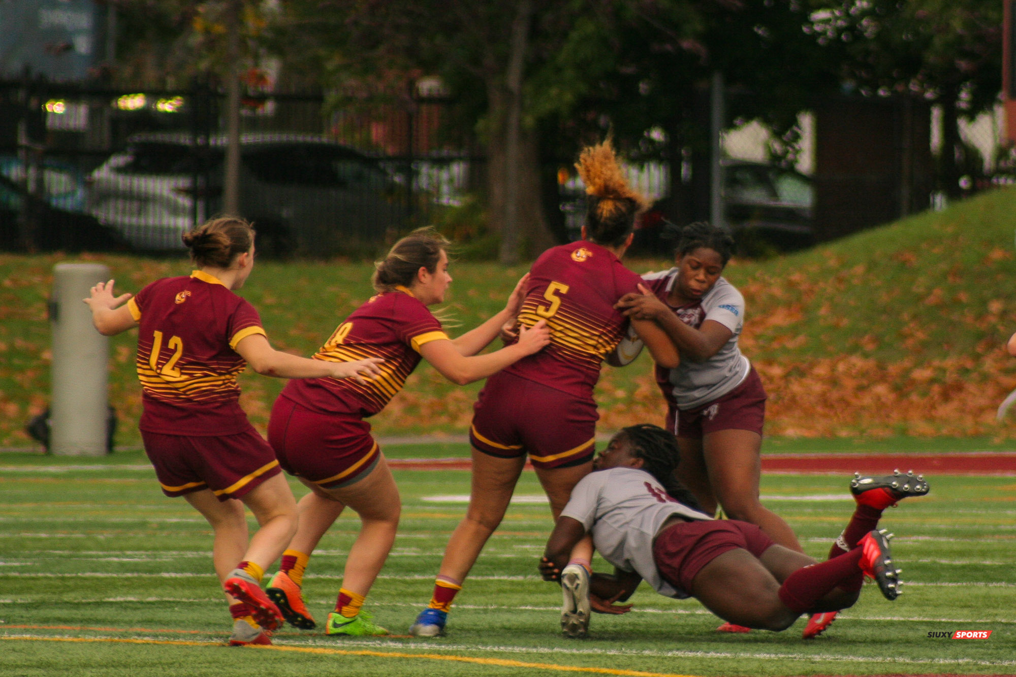 Ambre MAH-FIFI -  Université Concordia - Université Ottawa - Rugby -  (#ConcordiaVsOttawa2021w) Photo by:  | Siuxy Sports 2021-10-17