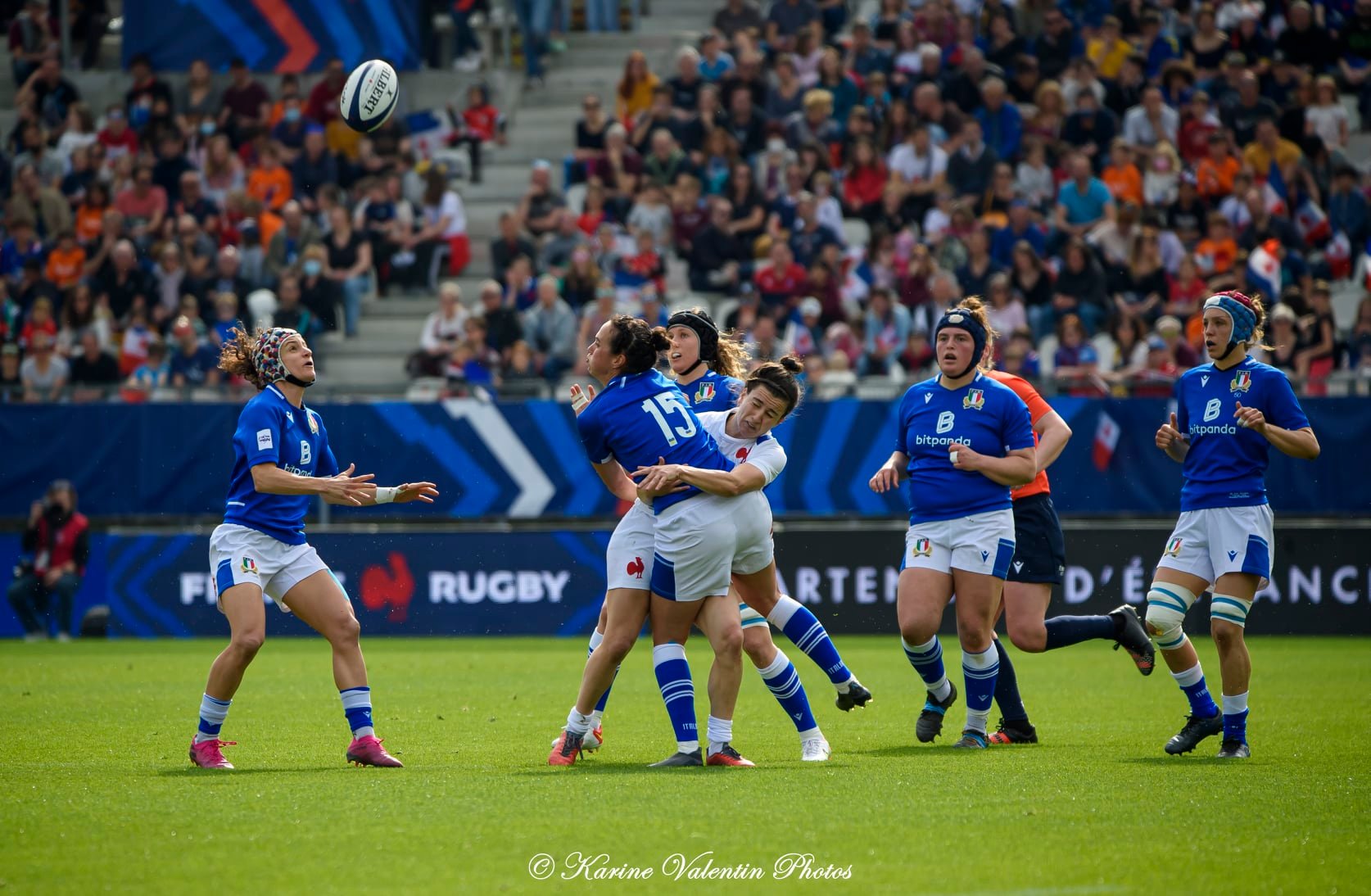  Équipe de France de rugby à XV - Nazionale di rugby a 15 dell'Italia - Rugby - France (39) vs Italie (6) - 6N fém. (#FranceVsItalie6Nfem2022) Photo by: Karine Valentin | Siuxy Sports 2022-03-27