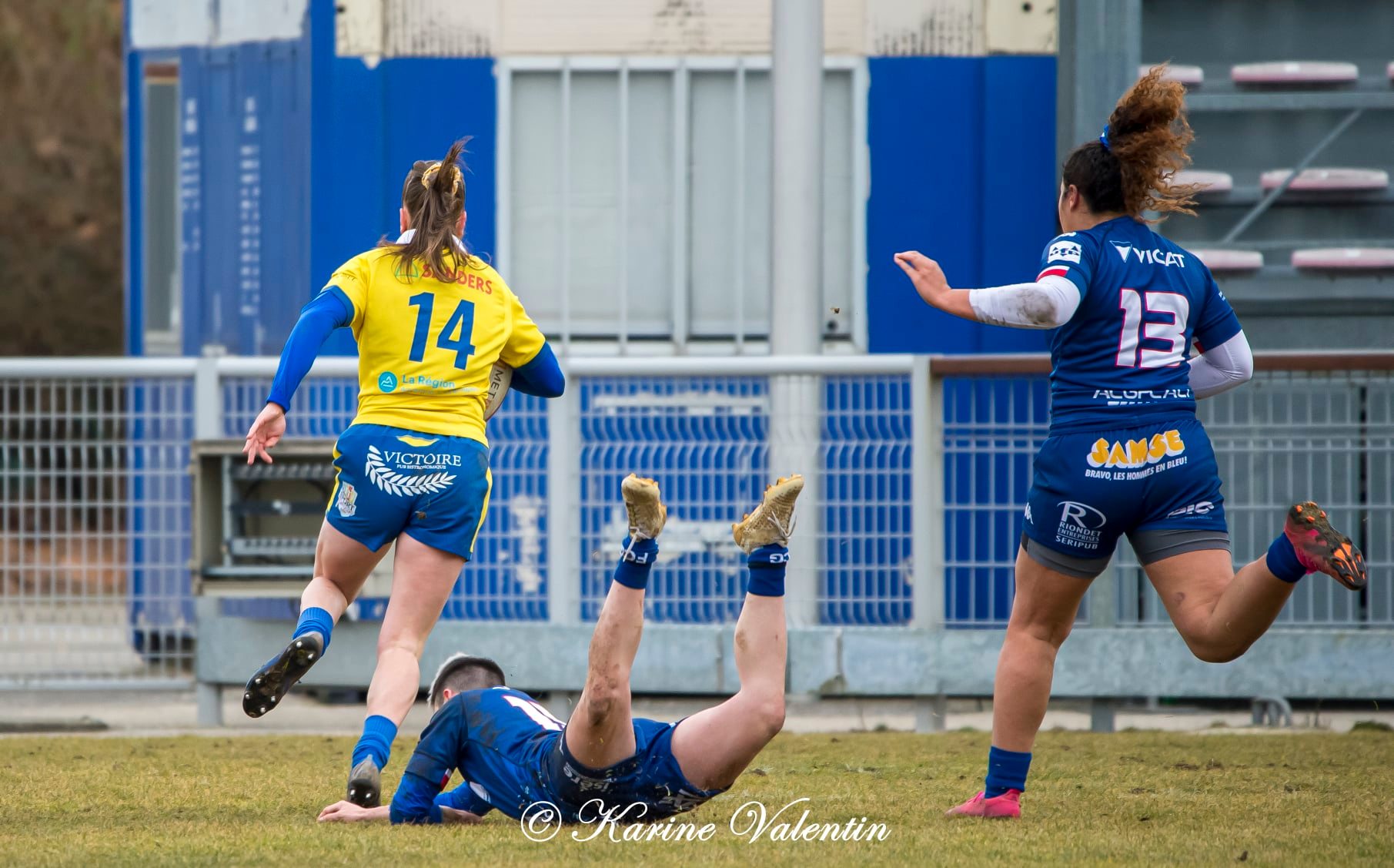 FC Grenoble Rugby - ASM Romagnat rugby féminin - Rugby - Grenoble Amazones vs ASM Romagnat (#FCGVsASMRomagnat2022) Photo by: Karine Valentin | Siuxy Sports 2022-02-06