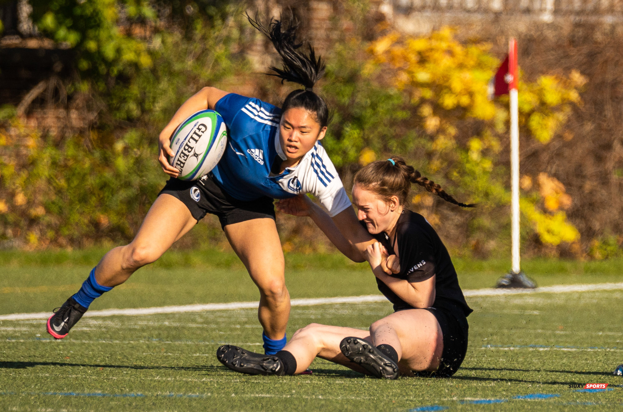 Marie-Li LAPIERRE - Savannah SKETCHLEY -  Université de Montréal - Université Carleton - Rugby -  (#3UdeMvsCarletonF) Photo by:  | Siuxy Sports 2021-11-07