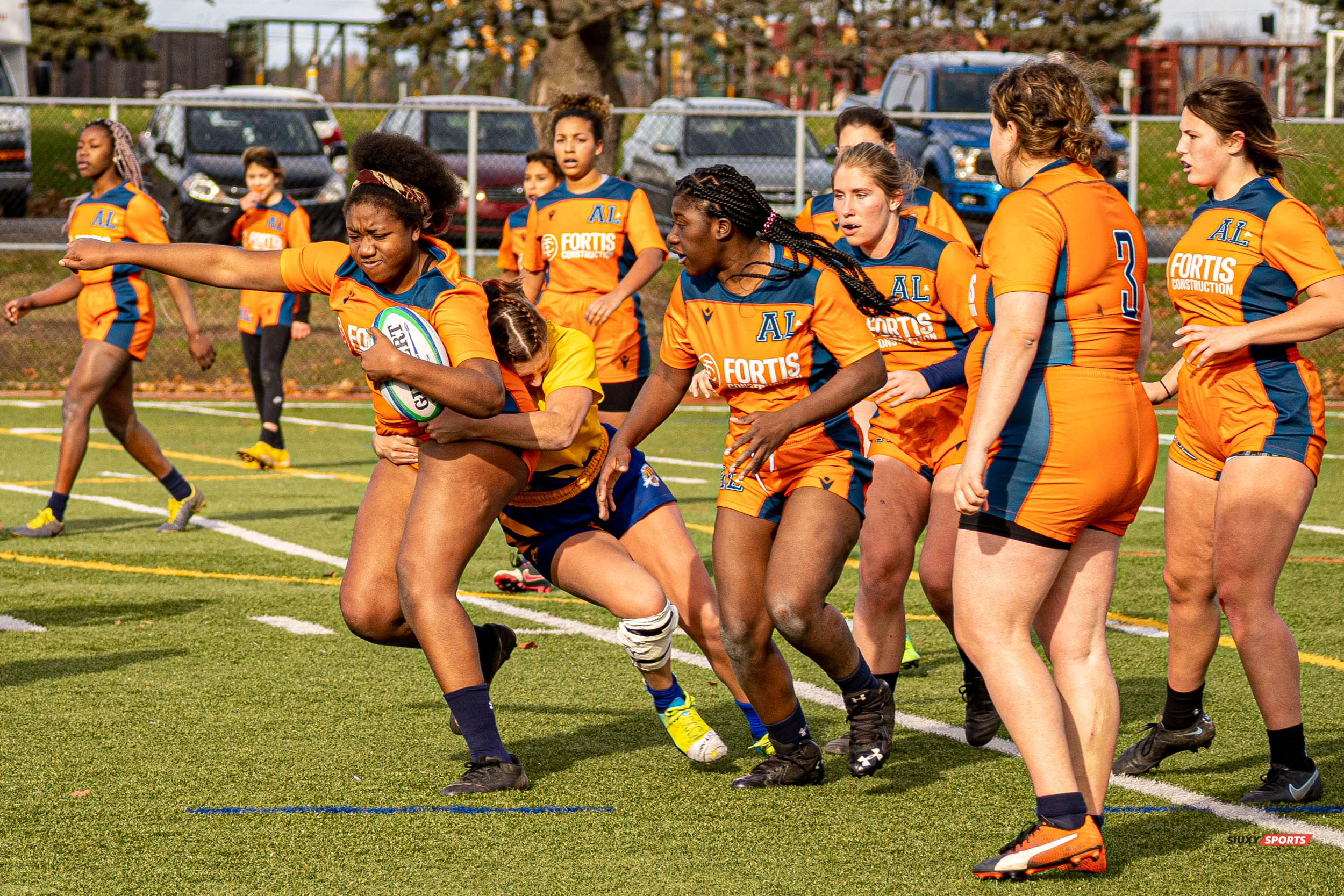 Ange Samira SA'A ONGYOMBE -  College John Abbott - Cégep André Laurendeau - Rugby -  (#JACvsALfinalsRugbyW) Photo by:  | Siuxy Sports 2021-11-14