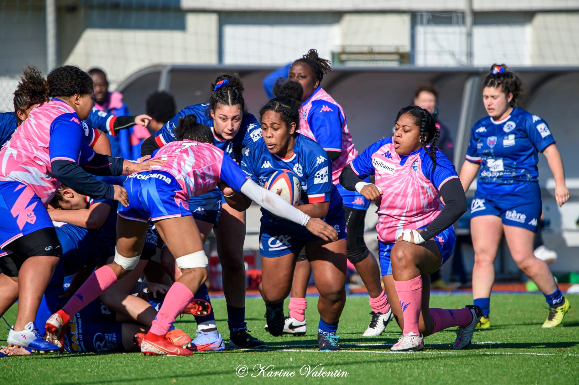 Makarita BALEINAGODO -  FC Grenoble Rugby - Stade Français - Rugby - FC Grenoble Vs Stade Français (#AmznesVsPinkRckts2022) Photo by: Karine Valentin | Siuxy Sports 2022-01-16