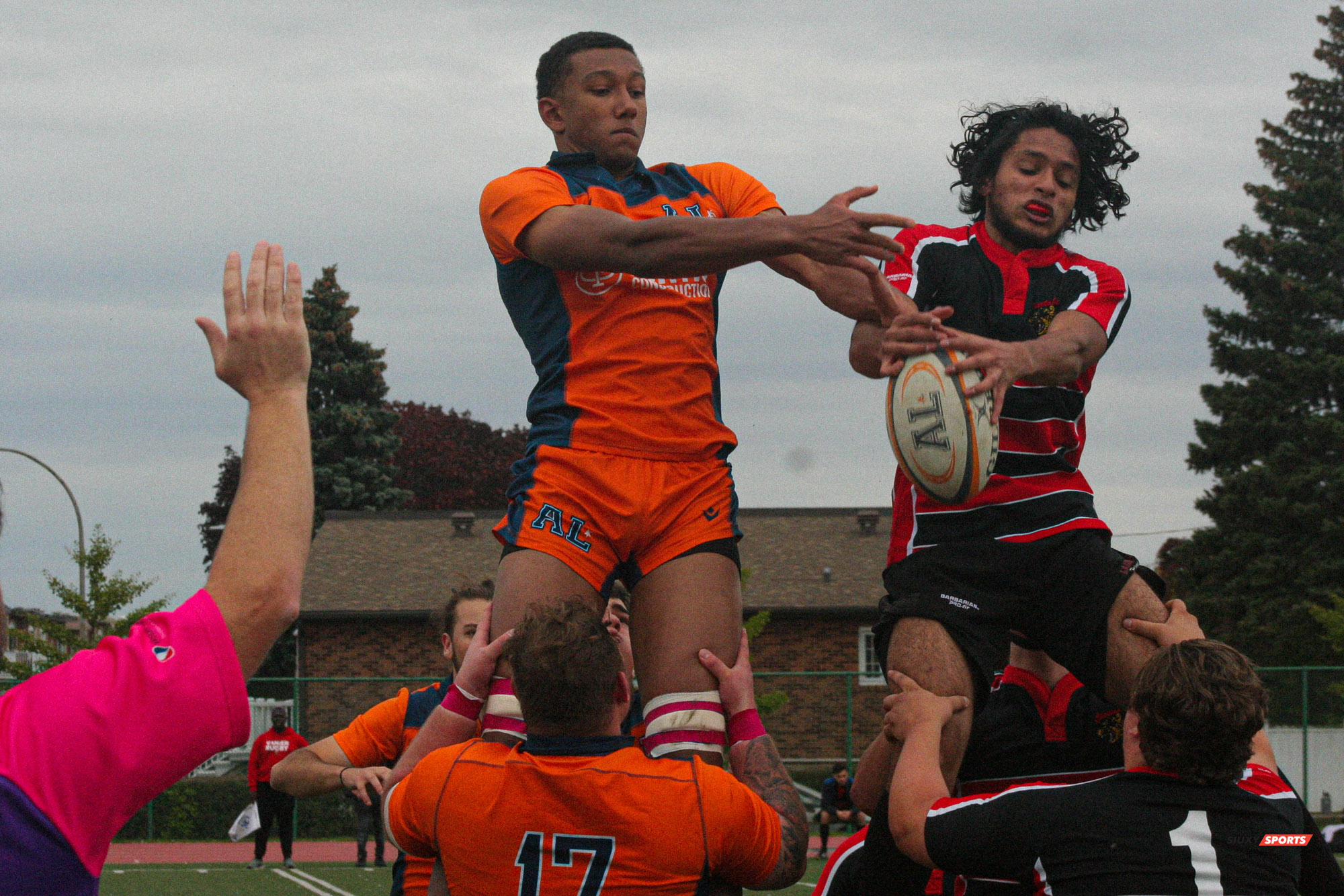 Axel ADJAHI -  Cégep André Laurendeau - Cégep Vanier - Rugby -  (#ALvsVanier2021M) Photo by:  | Siuxy Sports 2021-10-10