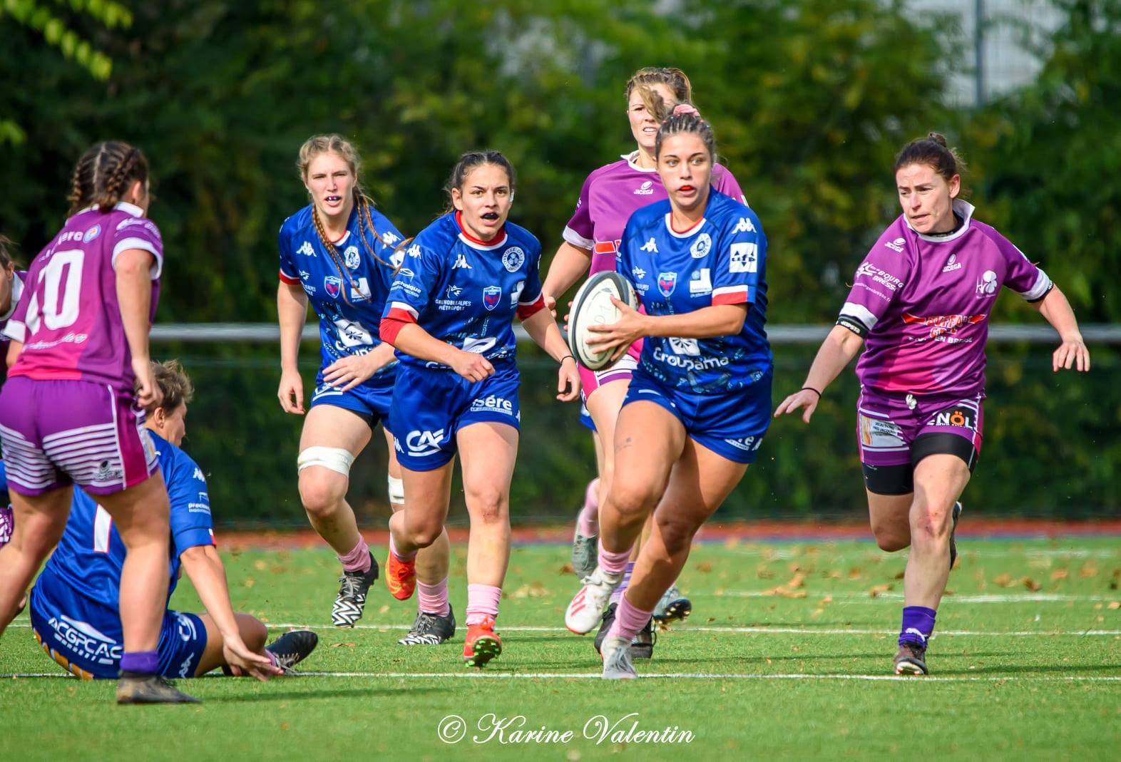 Elena MASERA -  FC Grenoble Rugby - US Bressane Pays de l'Ain - Rugby - Grenoble Amazones vs Bourg en Bresse - F1 (#AmazonesVsUSBPA2021oct) Photo by: Karine Valentin | Siuxy Sports 2021-10-10