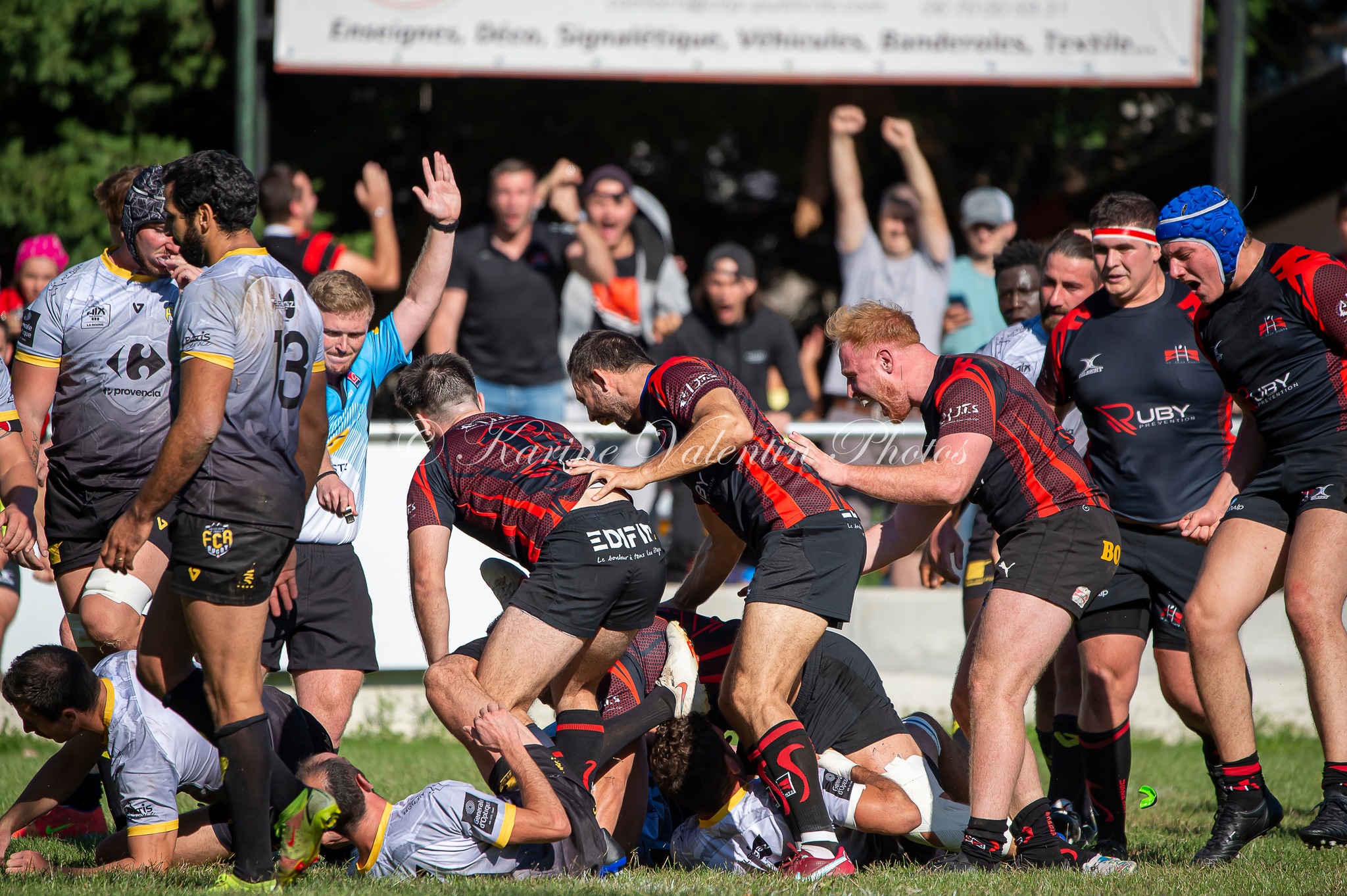  US Deux Ponts - FC Aix-les-Bains Savoie Rugby - Rugby - US 2 PONTS (28) vs (28) FCA (#US2PvFCA2022) Photo by: Karine Valentin | Siuxy Sports 2022-09-18