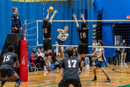 RSEQ - VOLLEYBALL C M D2 SUD-OUEST - TOURNOI 4 - SECTION A - NOMADES (1) VS (2) AIGLES
