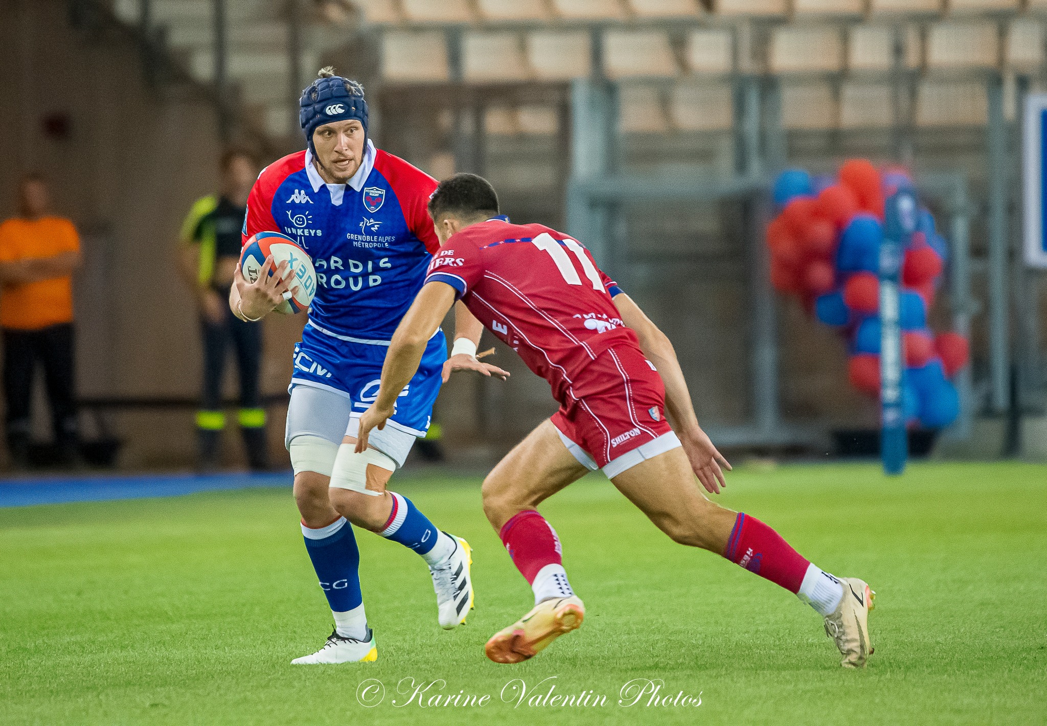 Antonin BERRUYER -  FC Grenoble Rugby - AS Béziers Hérault - Rugby - FC GRENOBLE RUGBY (19) VS (15) AS BÉZIERS HÉRAULT (#FCGvsASBHaou2022) Photo by: Karine Valentin | Siuxy Sports 2022-08-26