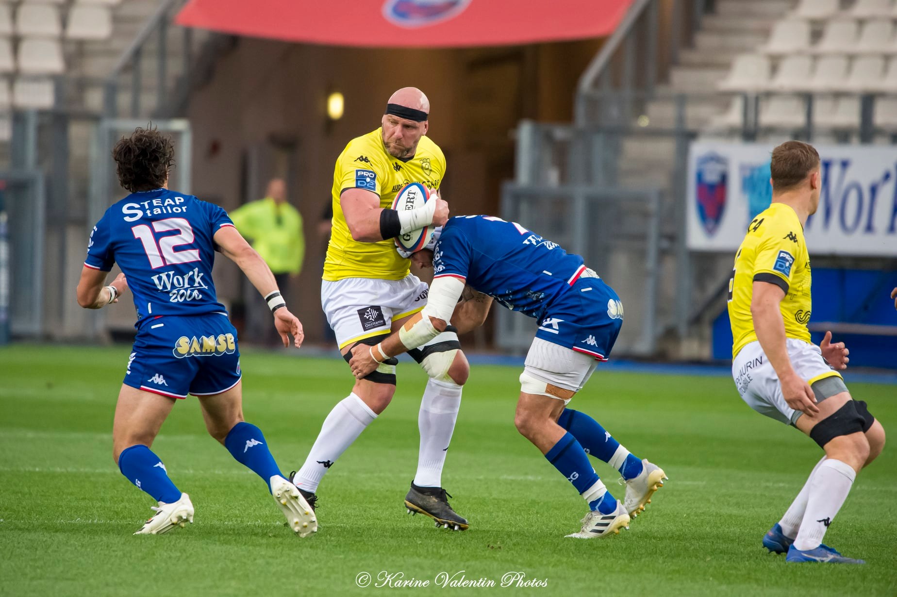 FC Grenoble Rugby - US Carcassonne - Rugby - Grenoble (28) vs (23) Carcassonne (#FCGRvsUSC2022) Photo by: Karine Valentin | Siuxy Sports 2022-04-22