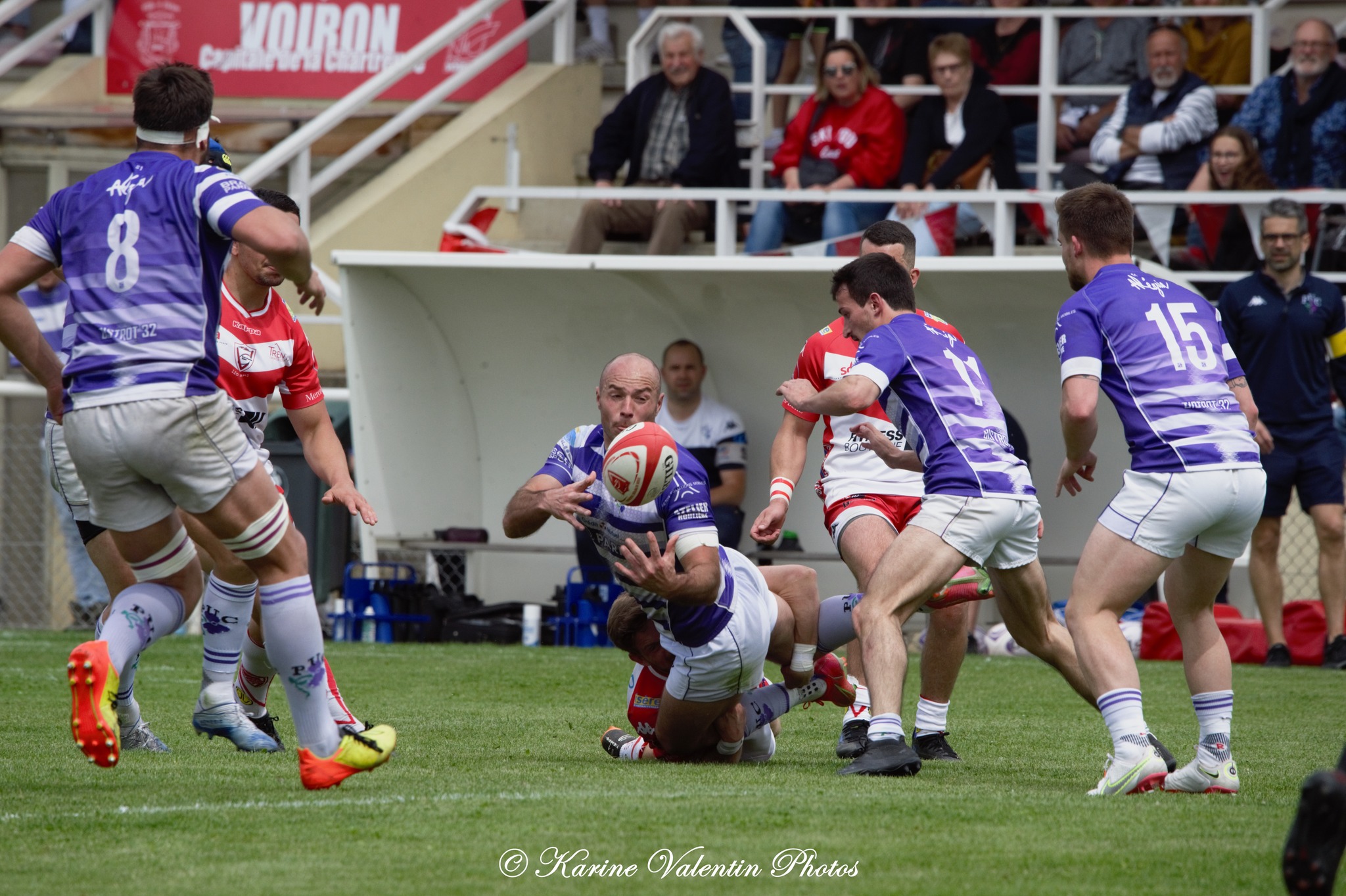  Stade Olympique Voironnais - Paris Université Club - Rugby - SOV (12) vs (47) PUC (#SOVPUC2022) Photo by: Karine Valentin | Siuxy Sports 2022-05-08
